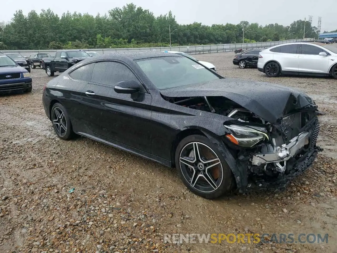 4 fotografías del automóvil dañado W1KWJ8EB0PG120307 MERCEDES-BENZ C-CLASS 2023