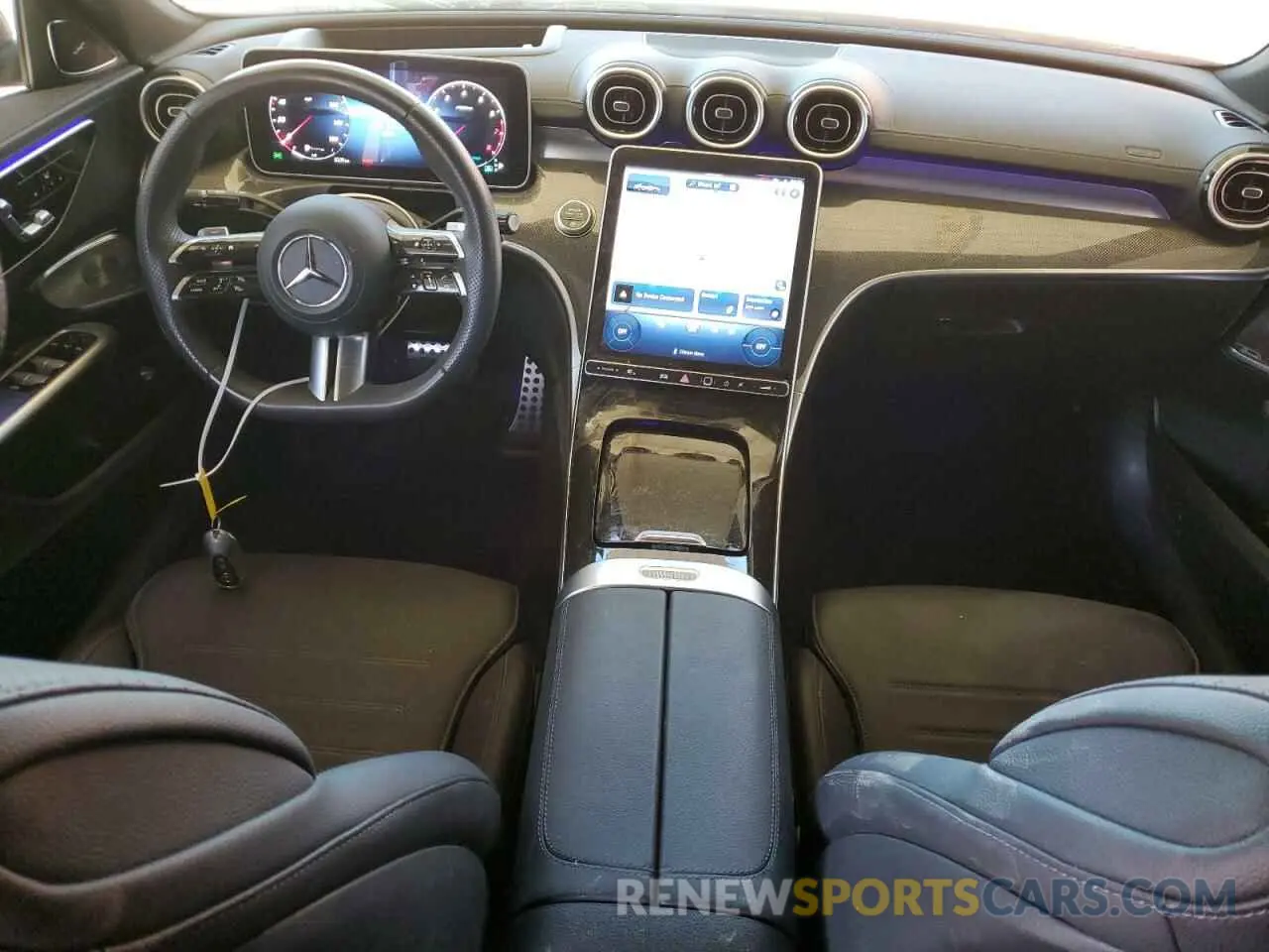 8 fotografías del automóvil dañado W1KAF4GB0RR181312 MERCEDES-BENZ C-CLASS 2024