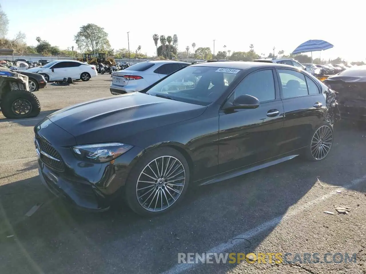 1 fotografías del automóvil dañado W1KAF4GB3RR176234 MERCEDES-BENZ C-CLASS 2024