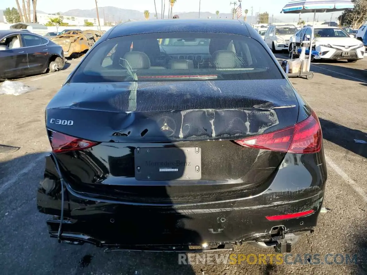 6 fotografías del automóvil dañado W1KAF4GB3RR176234 MERCEDES-BENZ C-CLASS 2024