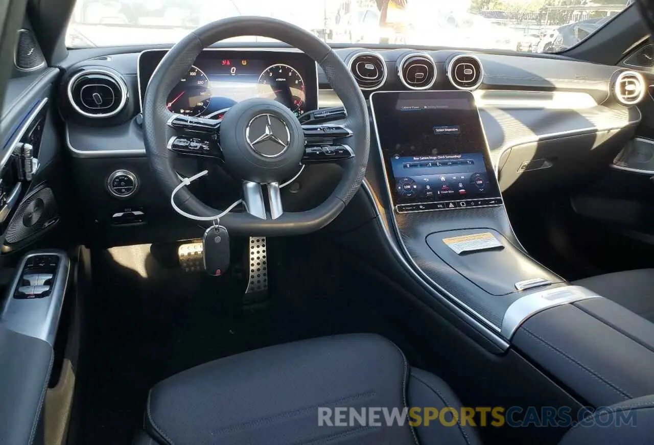 8 fotografías del automóvil dañado W1KAF4GB3RR176234 MERCEDES-BENZ C-CLASS 2024