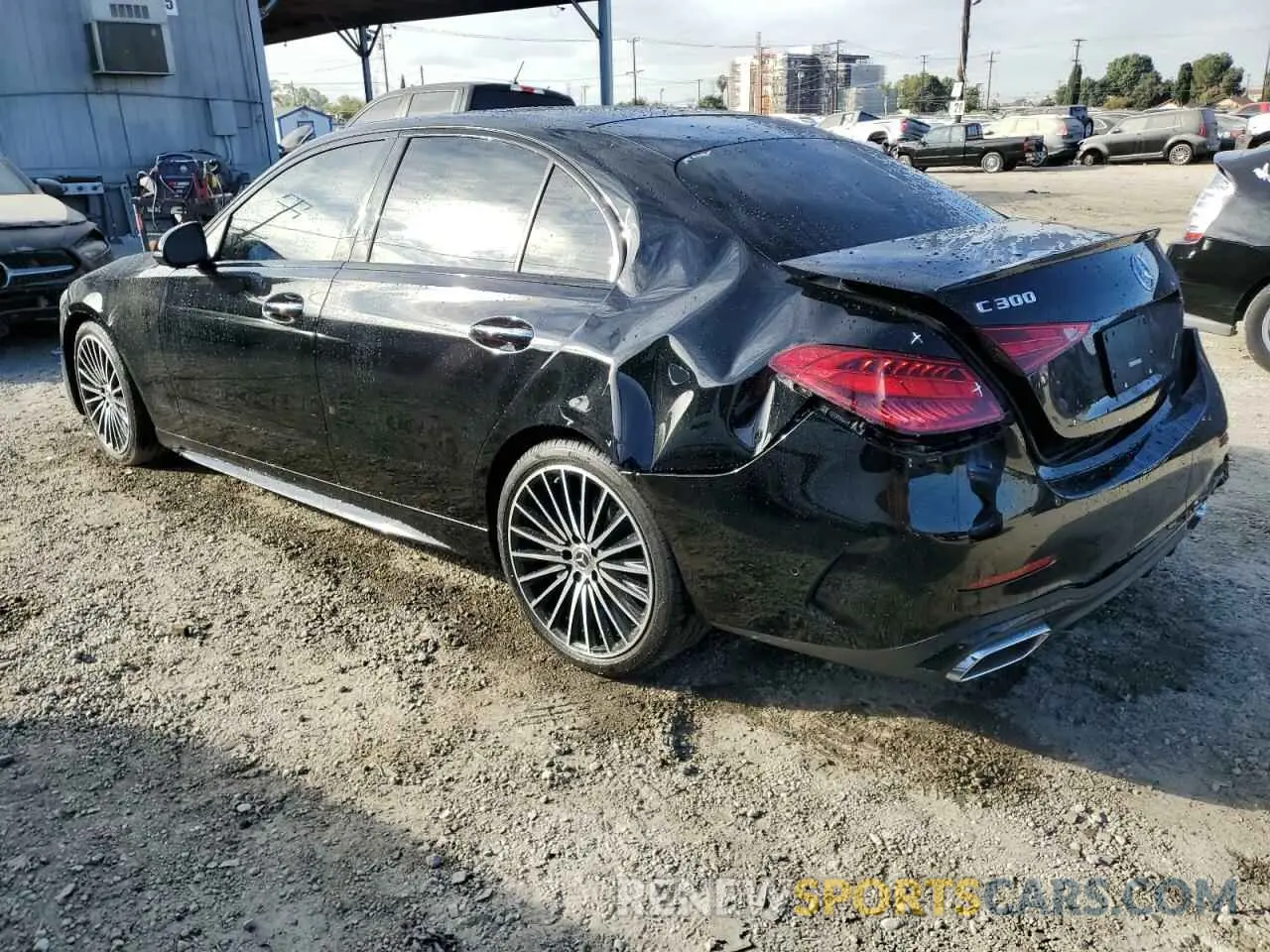 2 fotografías del automóvil dañado W1KAF4GB6RR188152 MERCEDES-BENZ C-CLASS 2024