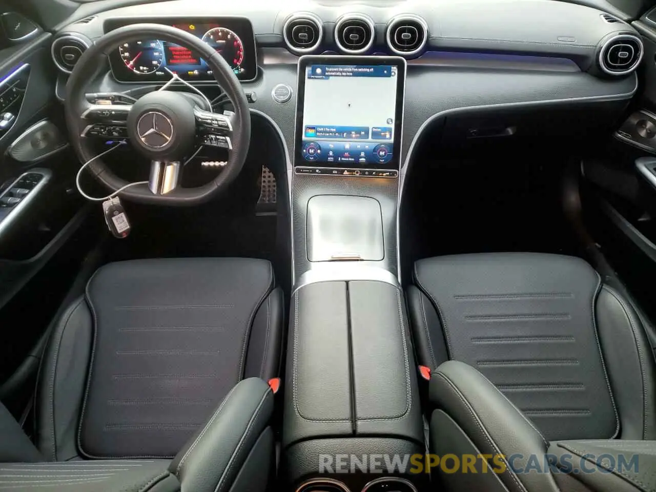 8 fotografías del automóvil dañado W1KAF4HB1RR161052 MERCEDES-BENZ C-CLASS 2024