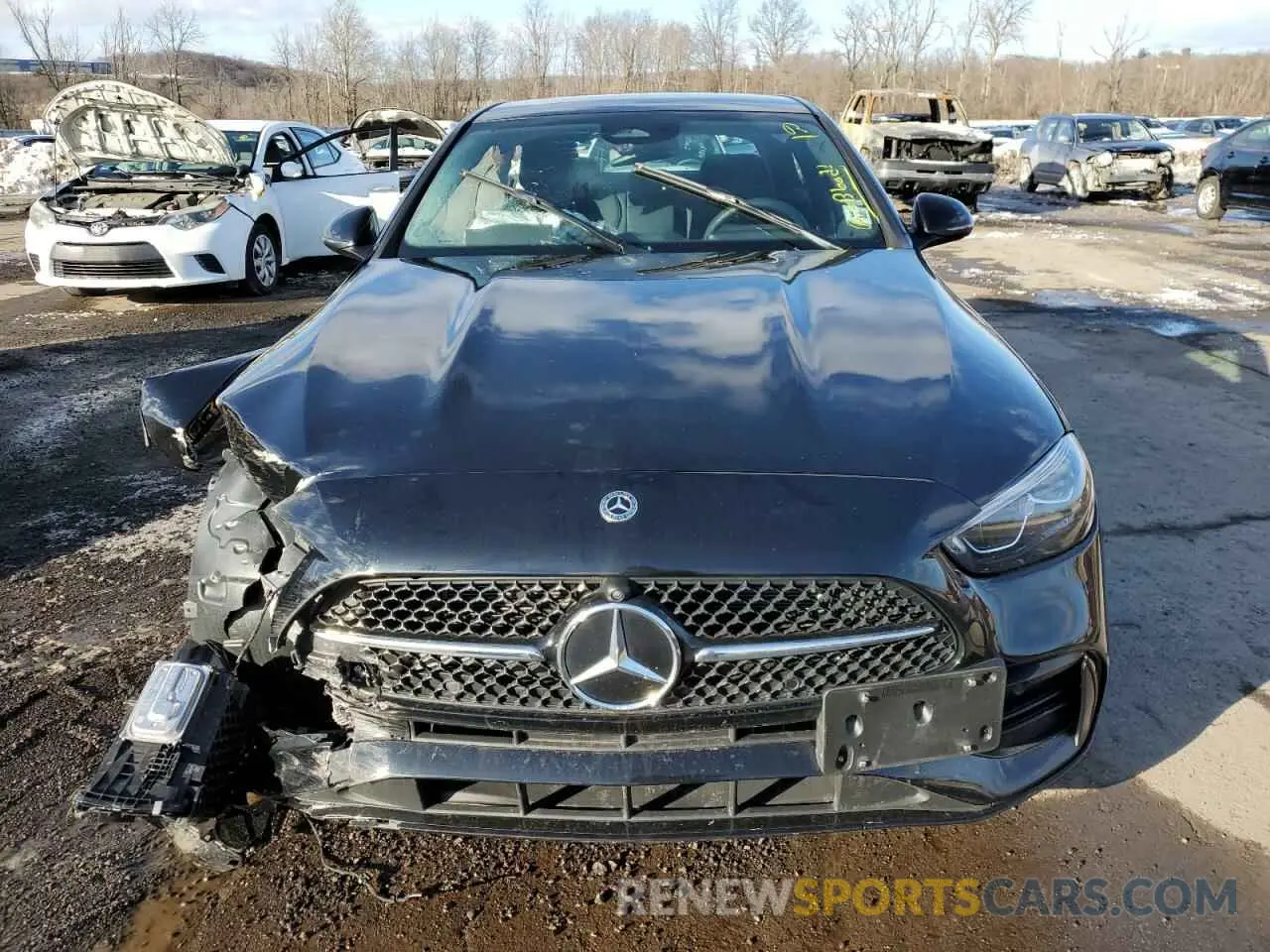 5 fotografías del automóvil dañado W1KAF4HB1RR183620 MERCEDES-BENZ C-CLASS 2024