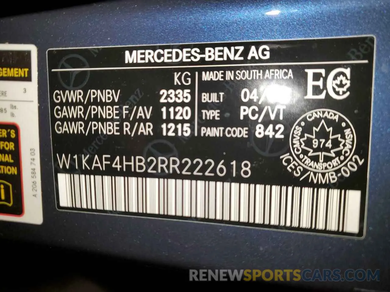 12 fotografías del automóvil dañado W1KAF4HB2RR222618 MERCEDES-BENZ C-CLASS 2024