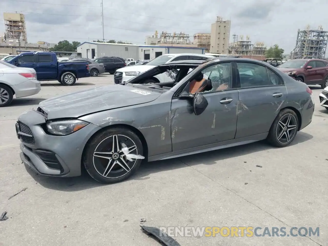 1 fotografías del automóvil dañado W1KAF4HB7RR178065 MERCEDES-BENZ C-CLASS 2024
