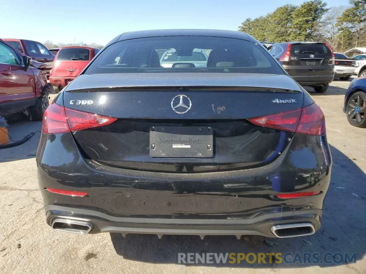 6 fotografías del automóvil dañado W1KAF4HBXRR177105 MERCEDES-BENZ C-CLASS 2024