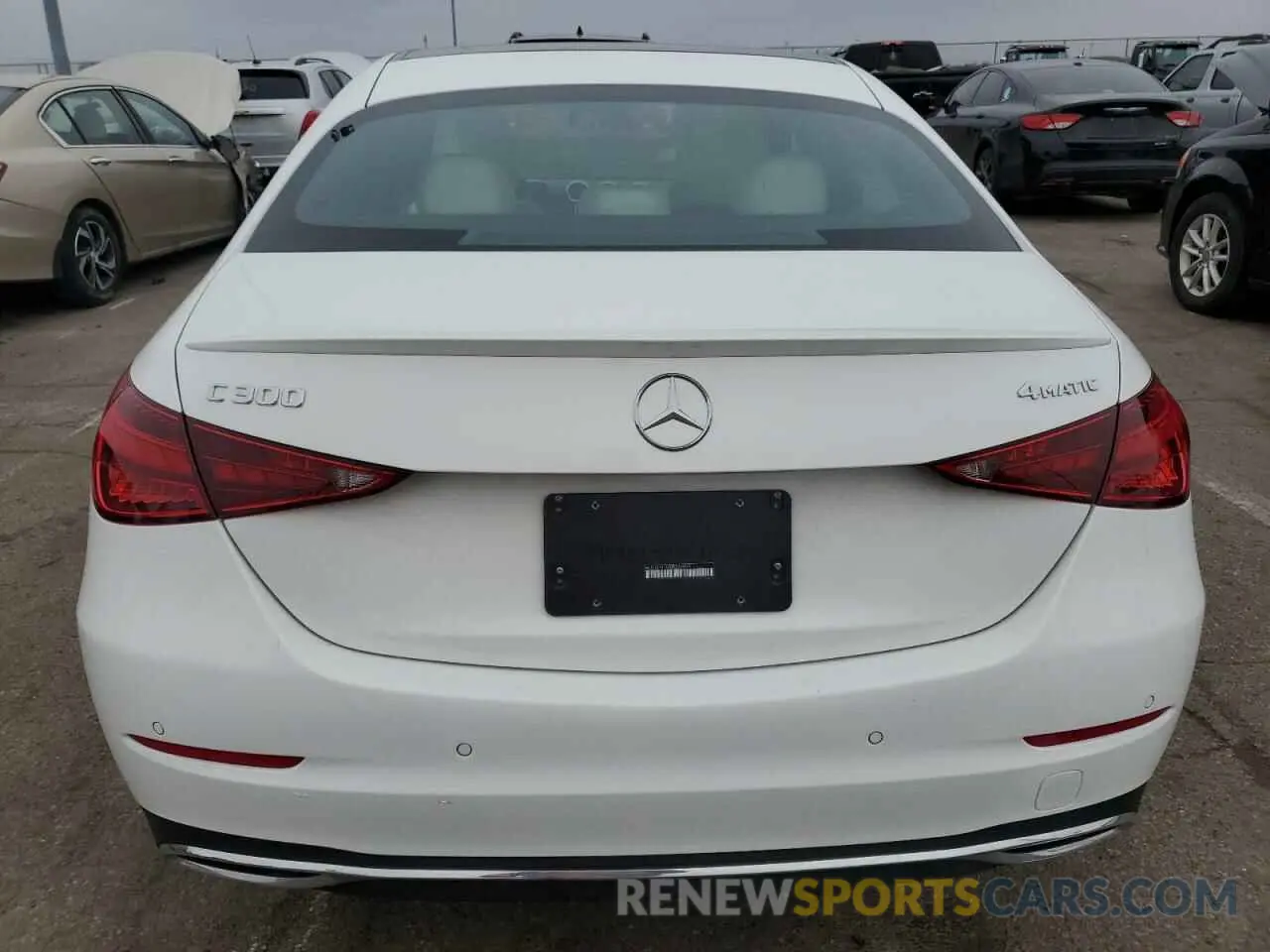 6 fotografías del automóvil dañado W1KAF4HBXRR226819 MERCEDES-BENZ C-CLASS 2024