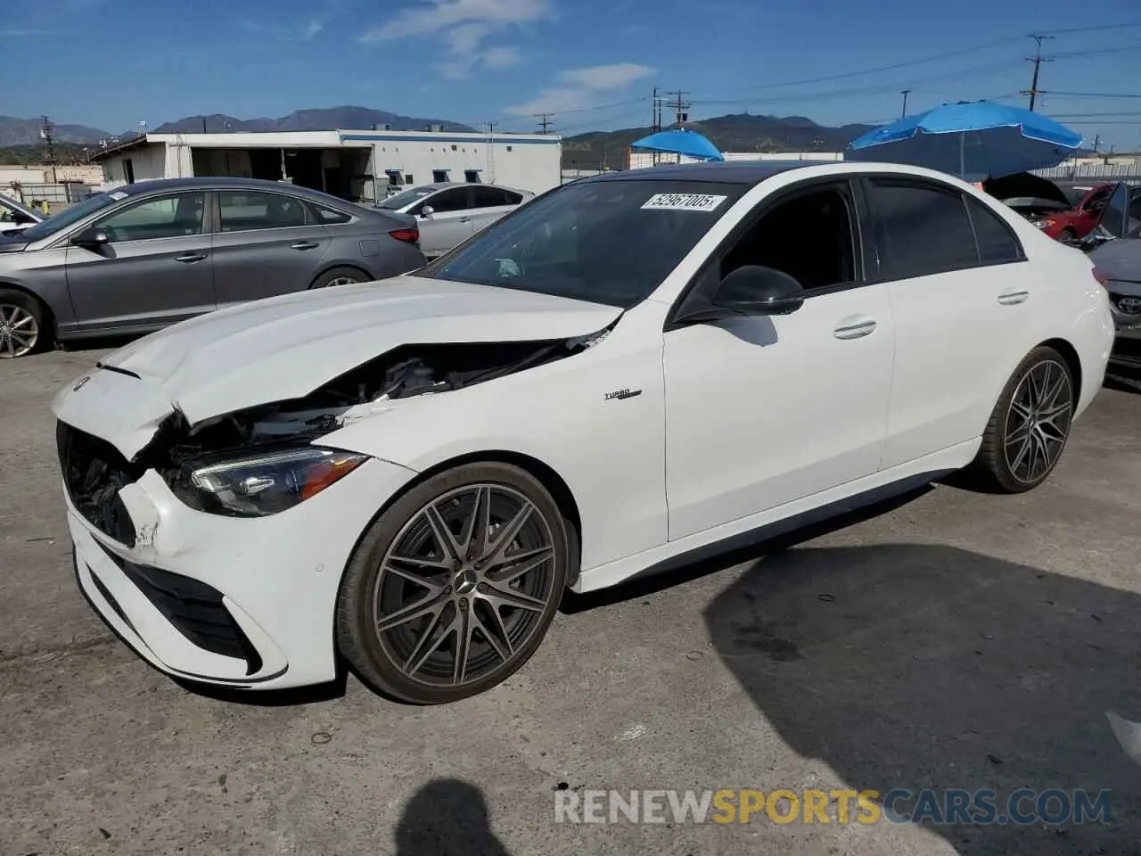 1 fotografías del automóvil dañado W1KAF8HB0RR158084 MERCEDES-BENZ C-CLASS 2024