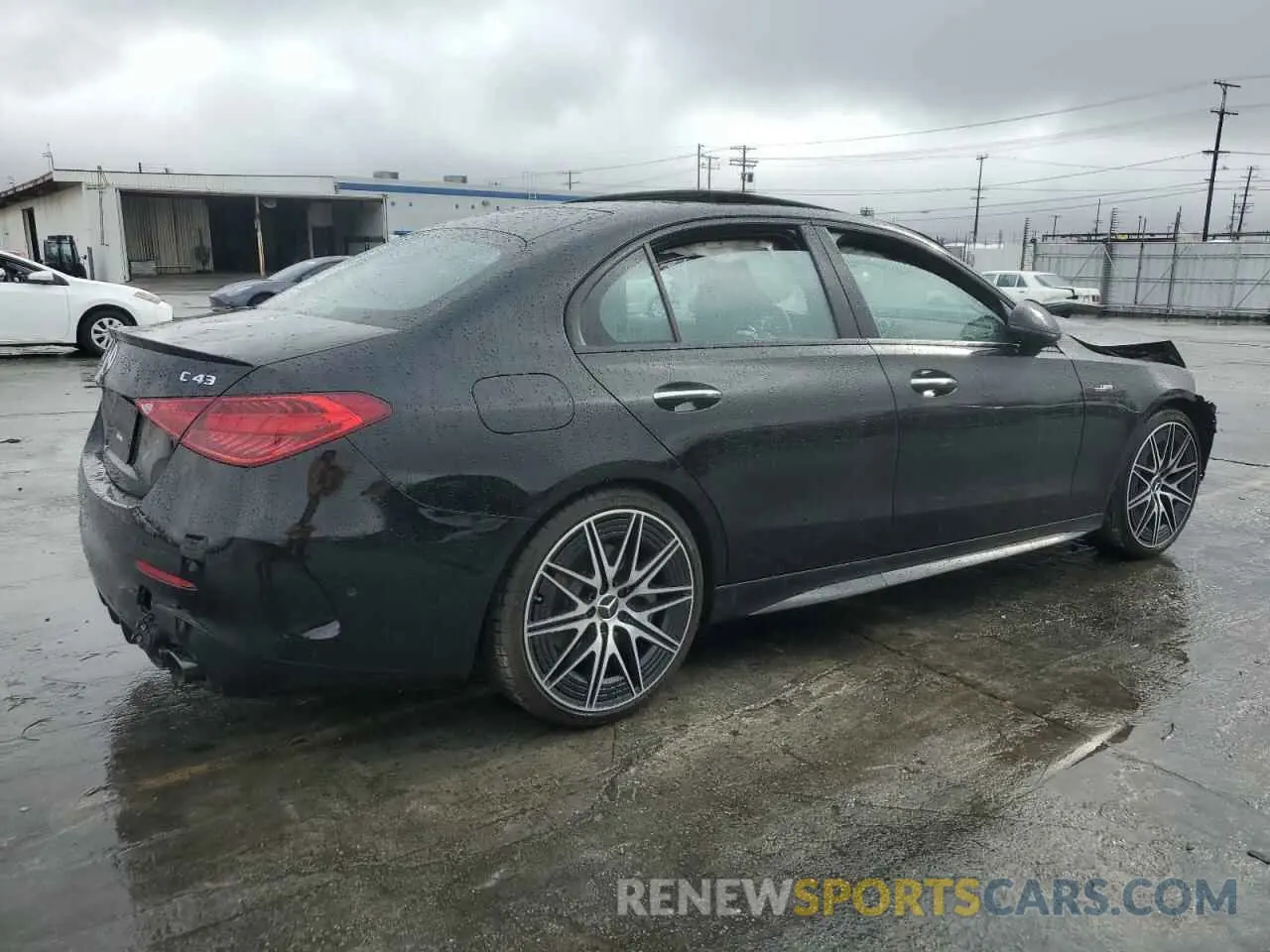 3 fotografías del automóvil dañado W1KAF8HB4RR227455 MERCEDES-BENZ C-CLASS 2024