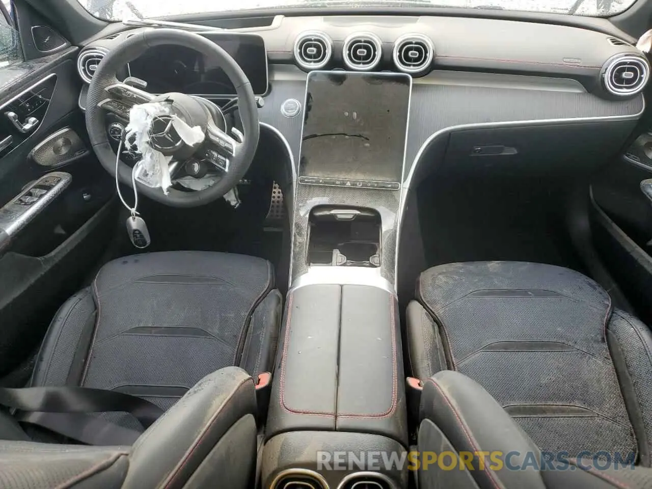 8 fotografías del automóvil dañado W1KAF8HB4RR227455 MERCEDES-BENZ C-CLASS 2024