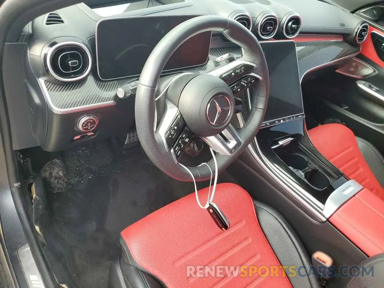 8 fotografías del automóvil dañado W1KAF8HB5RR194188 MERCEDES-BENZ C-CLASS 2024