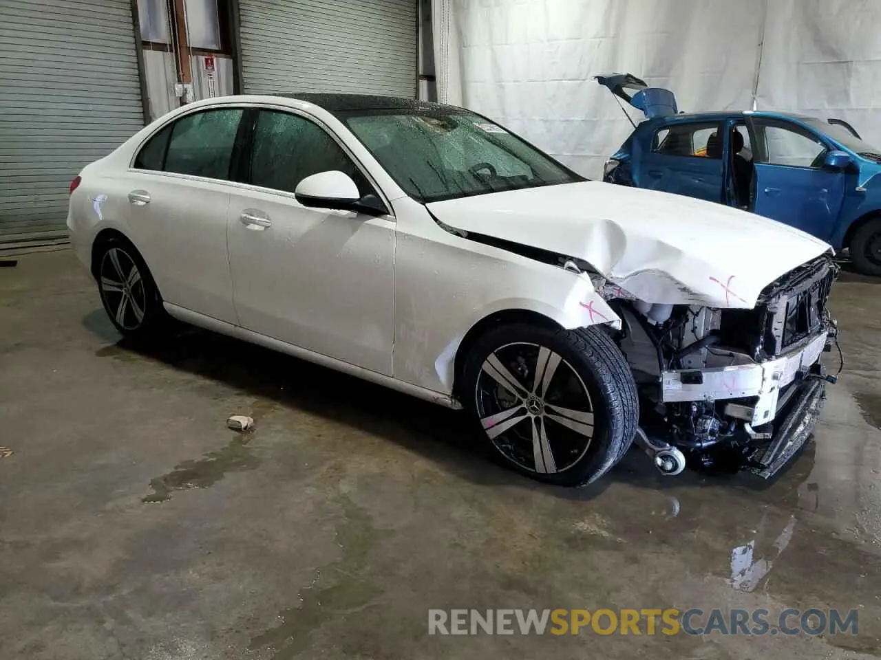 4 fotografías del automóvil dañado W1KAF4HB5SR256235 MERCEDES-BENZ C-CLASS 2025