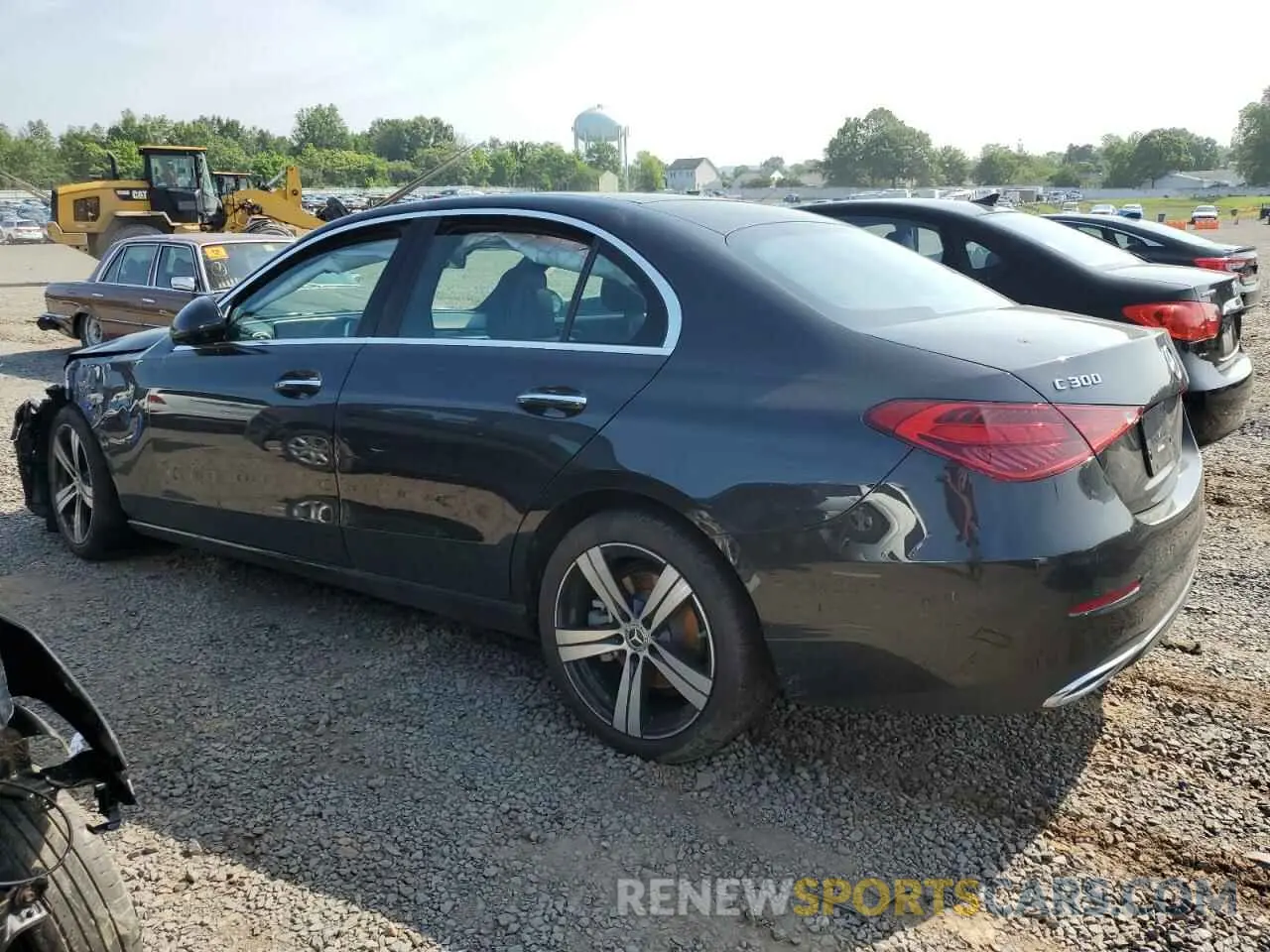 2 fotografías del automóvil dañado W1KAF4HB9SR249921 MERCEDES-BENZ C-CLASS 2025