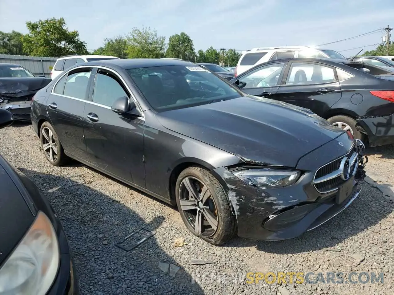 4 fotografías del automóvil dañado W1KAF4HB9SR249921 MERCEDES-BENZ C-CLASS 2025