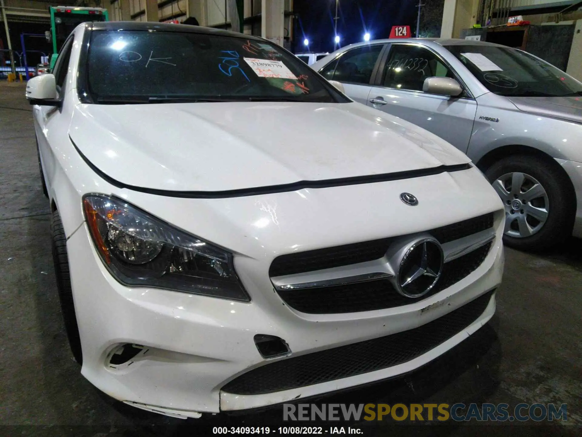 6 fotografías del automóvil dañado 00DSJ4EB7KN776533 MERCEDES-BENZ CLA 2019