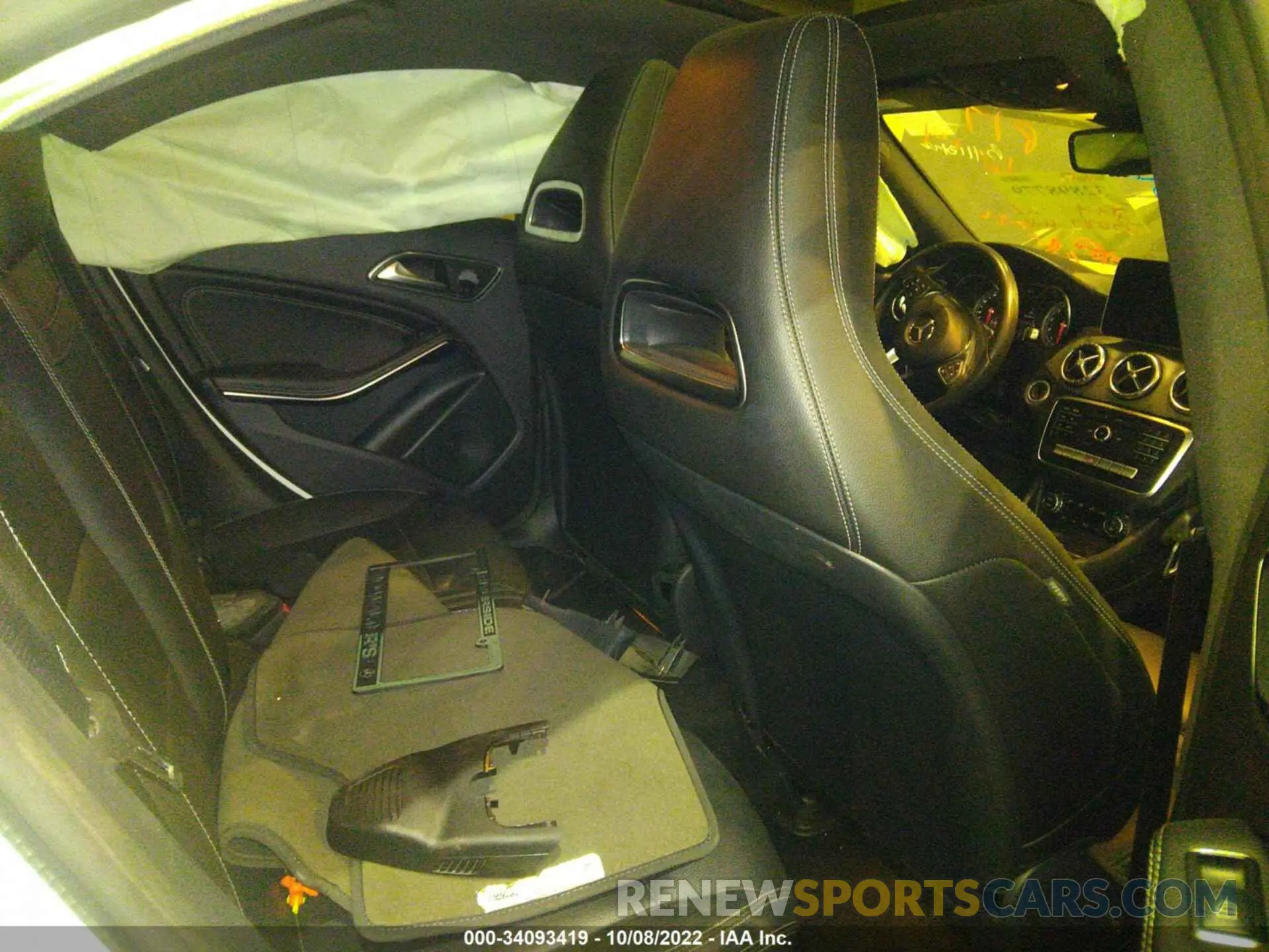 8 fotografías del automóvil dañado 00DSJ4EB7KN776533 MERCEDES-BENZ CLA 2019