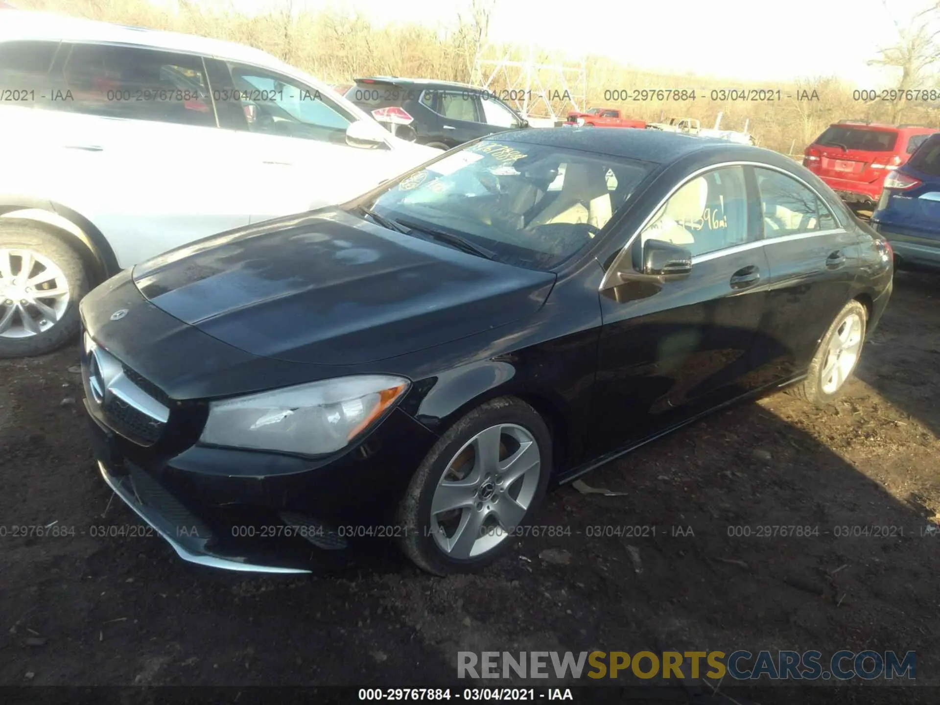 2 fotografías del automóvil dañado WDDSJ4EB1KN744628 MERCEDES-BENZ CLA 2019
