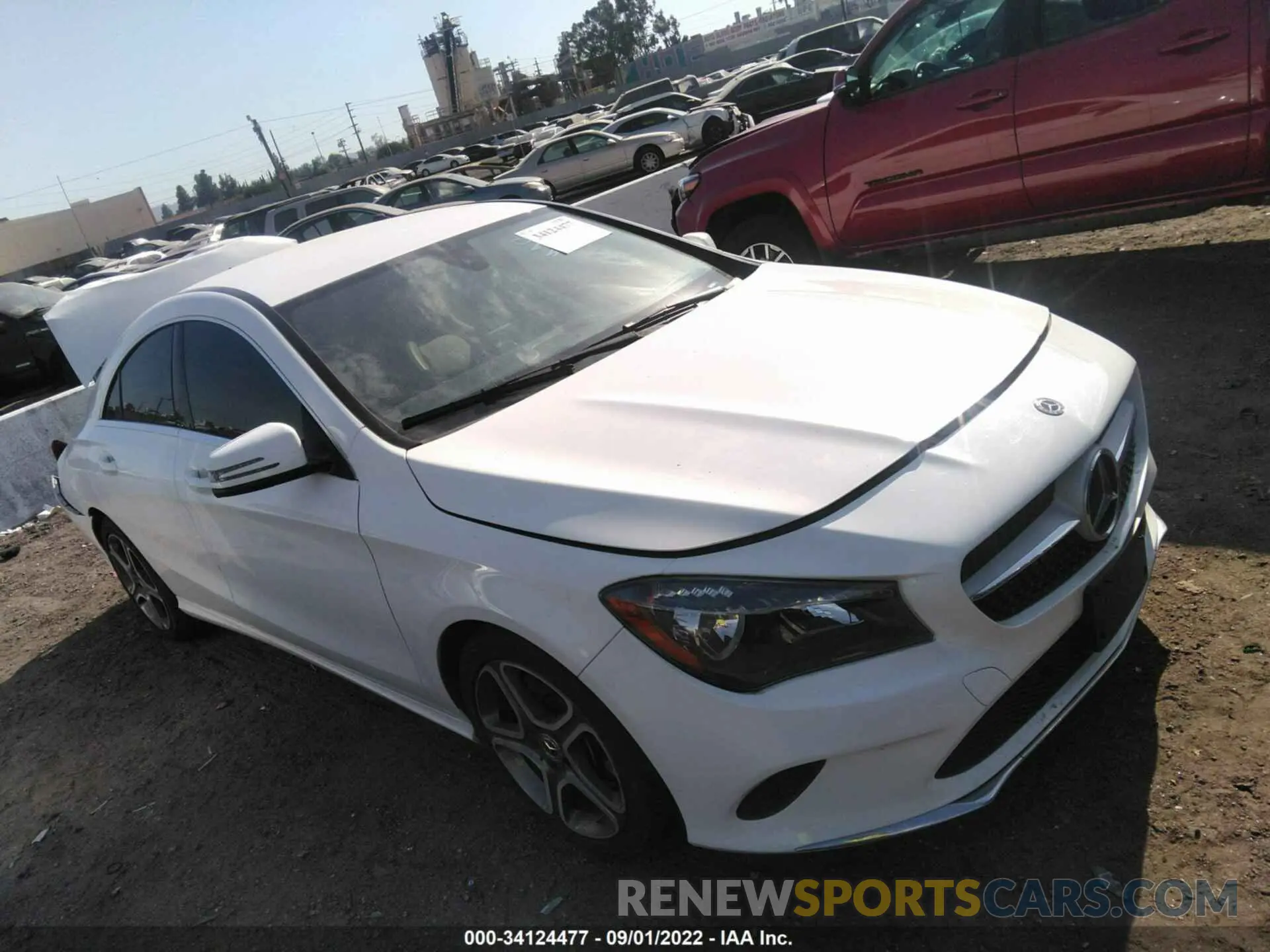 1 fotografías del automóvil dañado WDDSJ4EB4KN743585 MERCEDES-BENZ CLA 2019