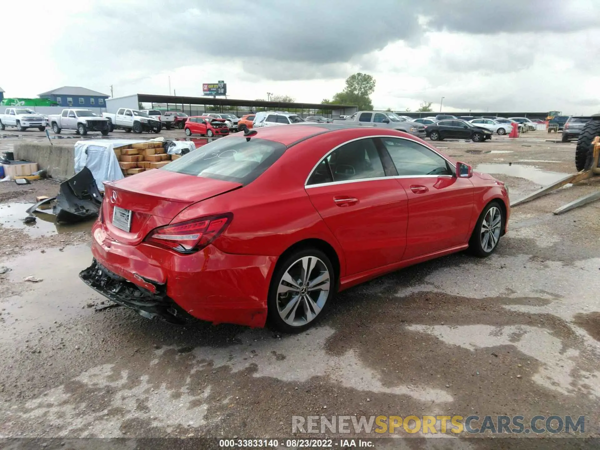 4 fotografías del automóvil dañado WDDSJ4EB6KN776250 MERCEDES-BENZ CLA 2019