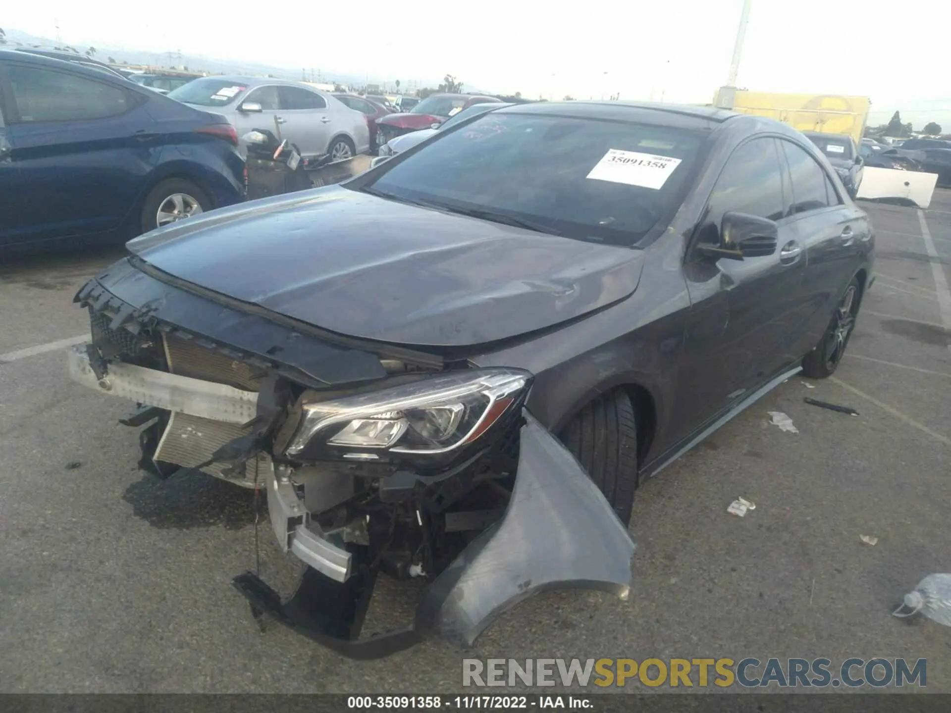 2 fotografías del automóvil dañado WDDSJ4EB9KN759989 MERCEDES-BENZ CLA 2019