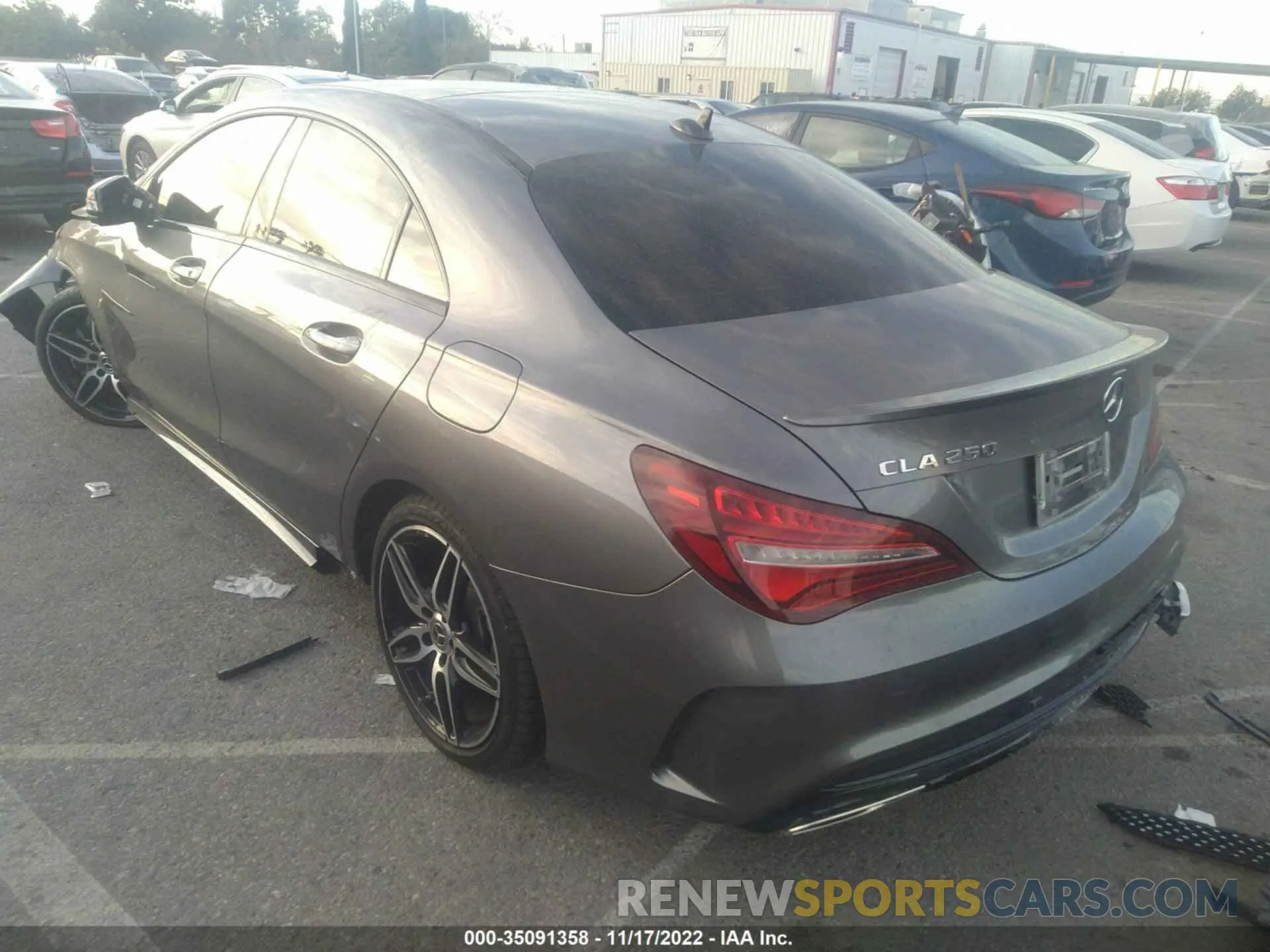 3 fotografías del automóvil dañado WDDSJ4EB9KN759989 MERCEDES-BENZ CLA 2019