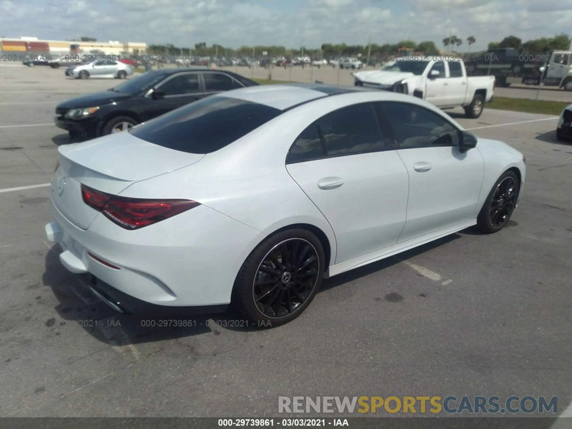 4 fotografías del automóvil dañado W1K5J4GB3LN091277 MERCEDES-BENZ CLA 2020