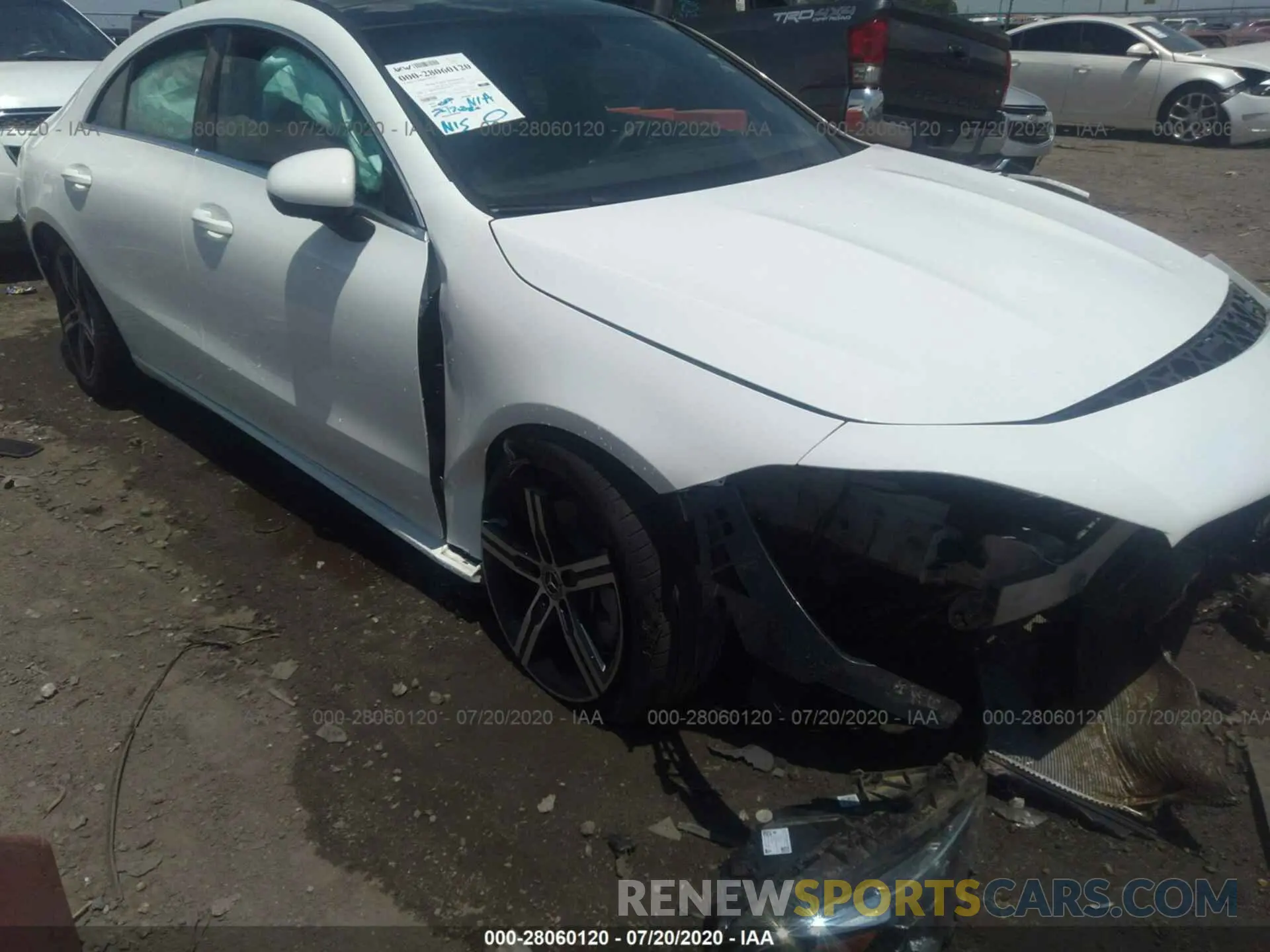 1 fotografías del automóvil dañado W1K5J4GB5LN089143 MERCEDES-BENZ CLA 2020