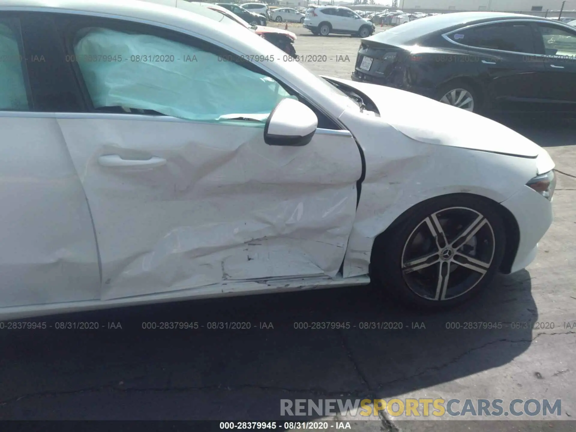6 fotografías del automóvil dañado W1K5J4GB6LN120125 MERCEDES-BENZ CLA 2020