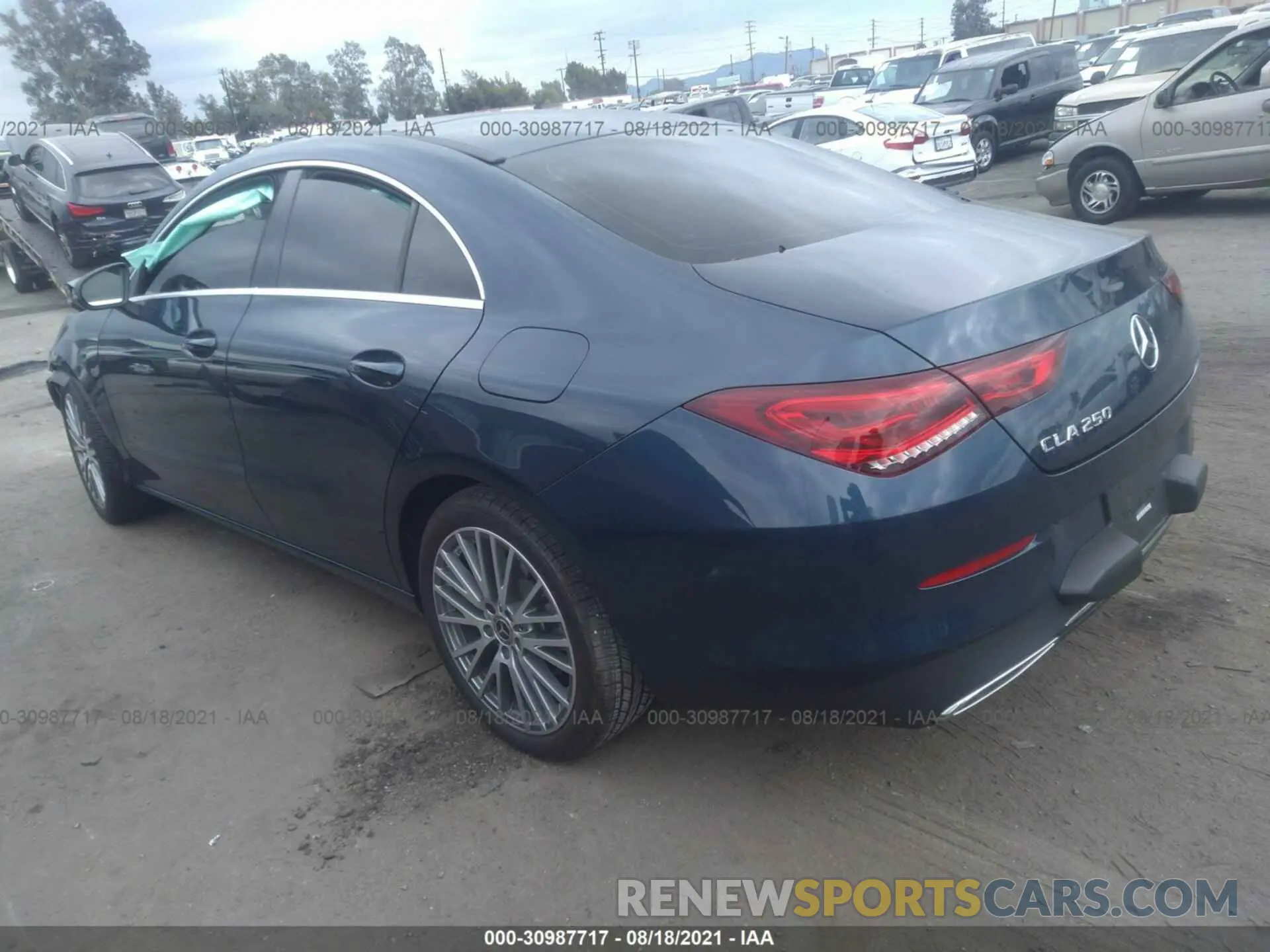 1 fotografías del automóvil dañado W1K5J4GB7LN124992 MERCEDES-BENZ CLA 2020