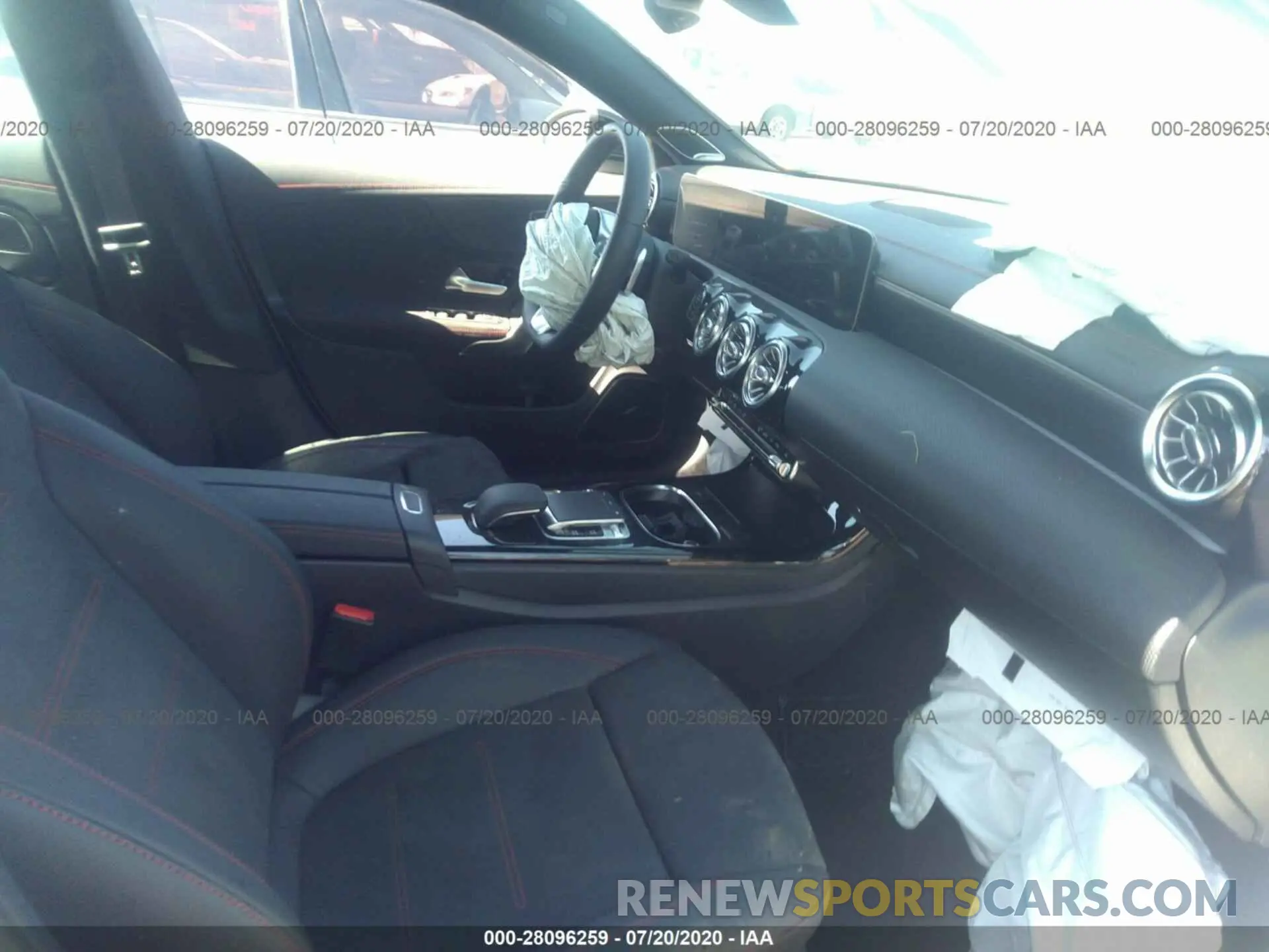 5 fotografías del automóvil dañado W1K5J4GBXLN091034 MERCEDES-BENZ CLA 2020