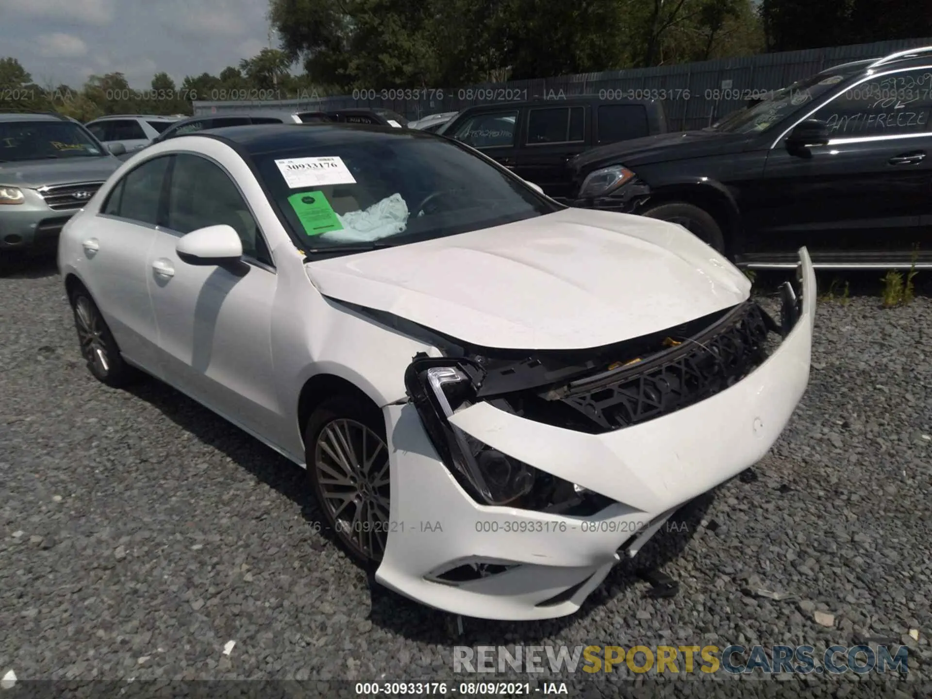 1 fotografías del automóvil dañado W1K5J4HB8LN087840 MERCEDES-BENZ CLA 2020