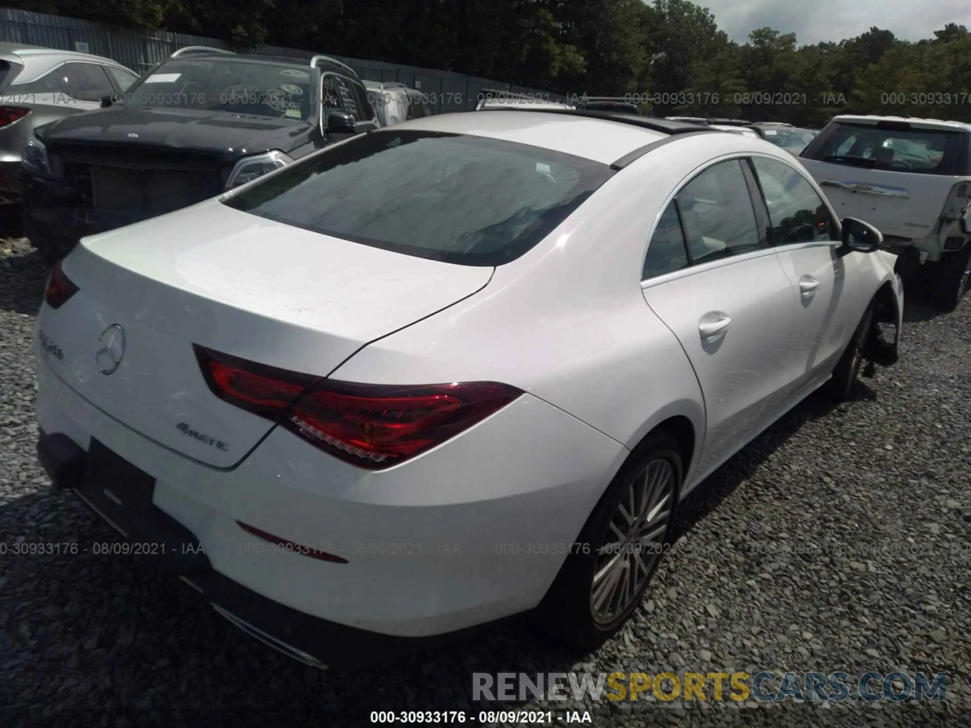 4 fotografías del automóvil dañado W1K5J4HB8LN087840 MERCEDES-BENZ CLA 2020