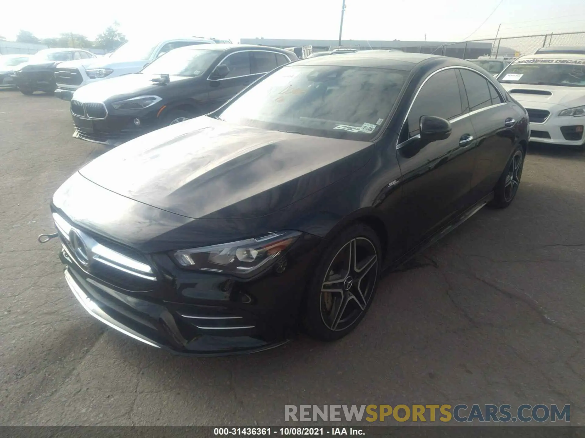 2 fotografías del automóvil dañado W1K5J5BBXLN116284 MERCEDES-BENZ CLA 2020