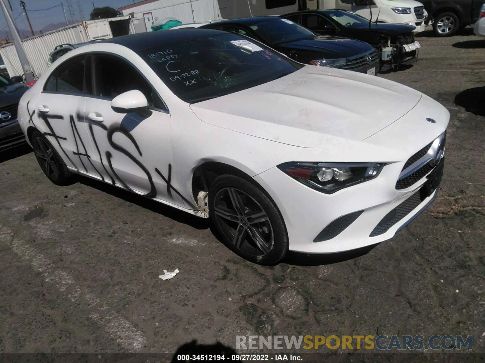 1 fotografías del automóvil dañado WDD5J4GB3LN062121 MERCEDES-BENZ CLA 2020