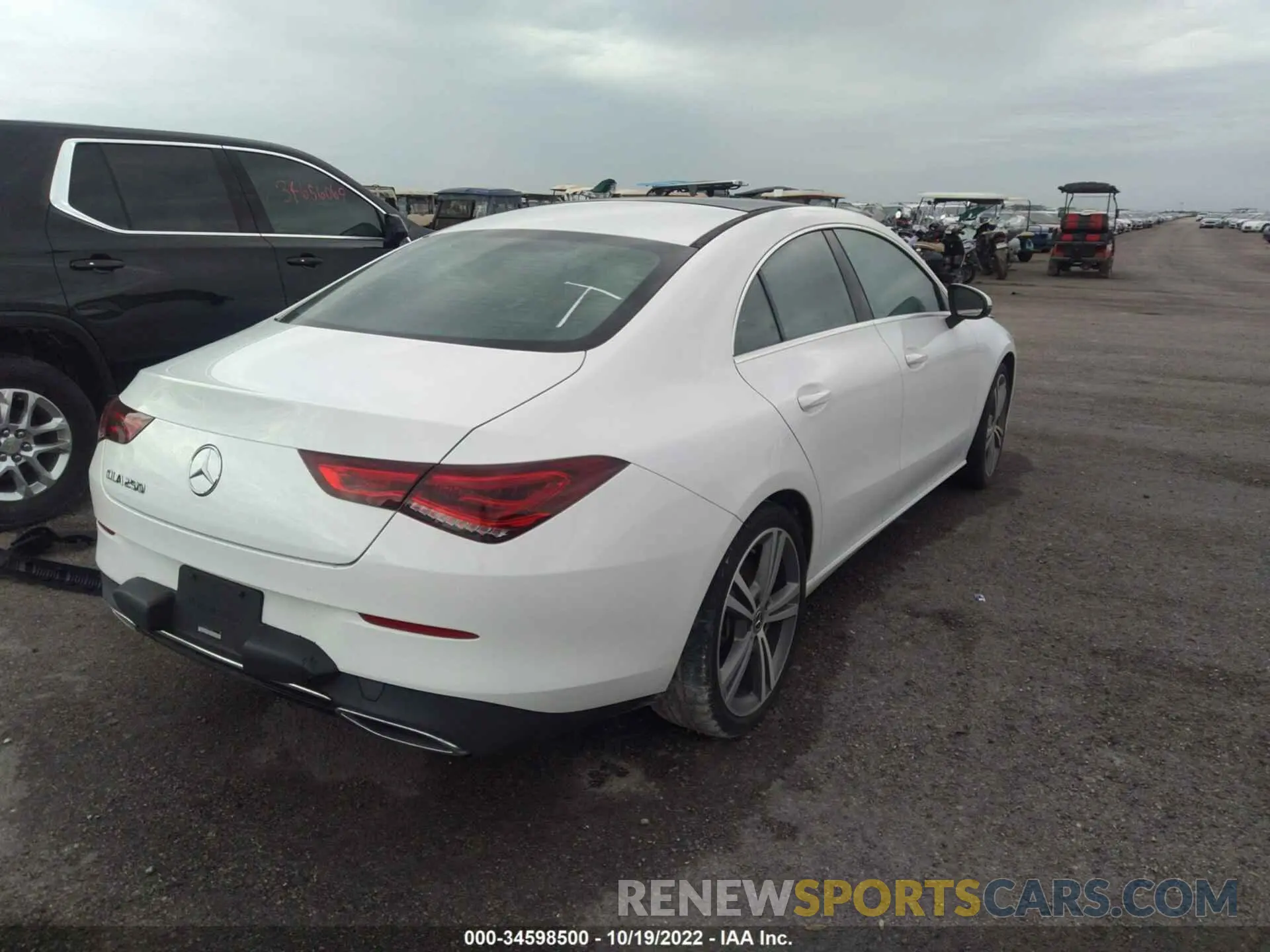 4 fotografías del automóvil dañado WDD5J4GB5LN067675 MERCEDES-BENZ CLA 2020