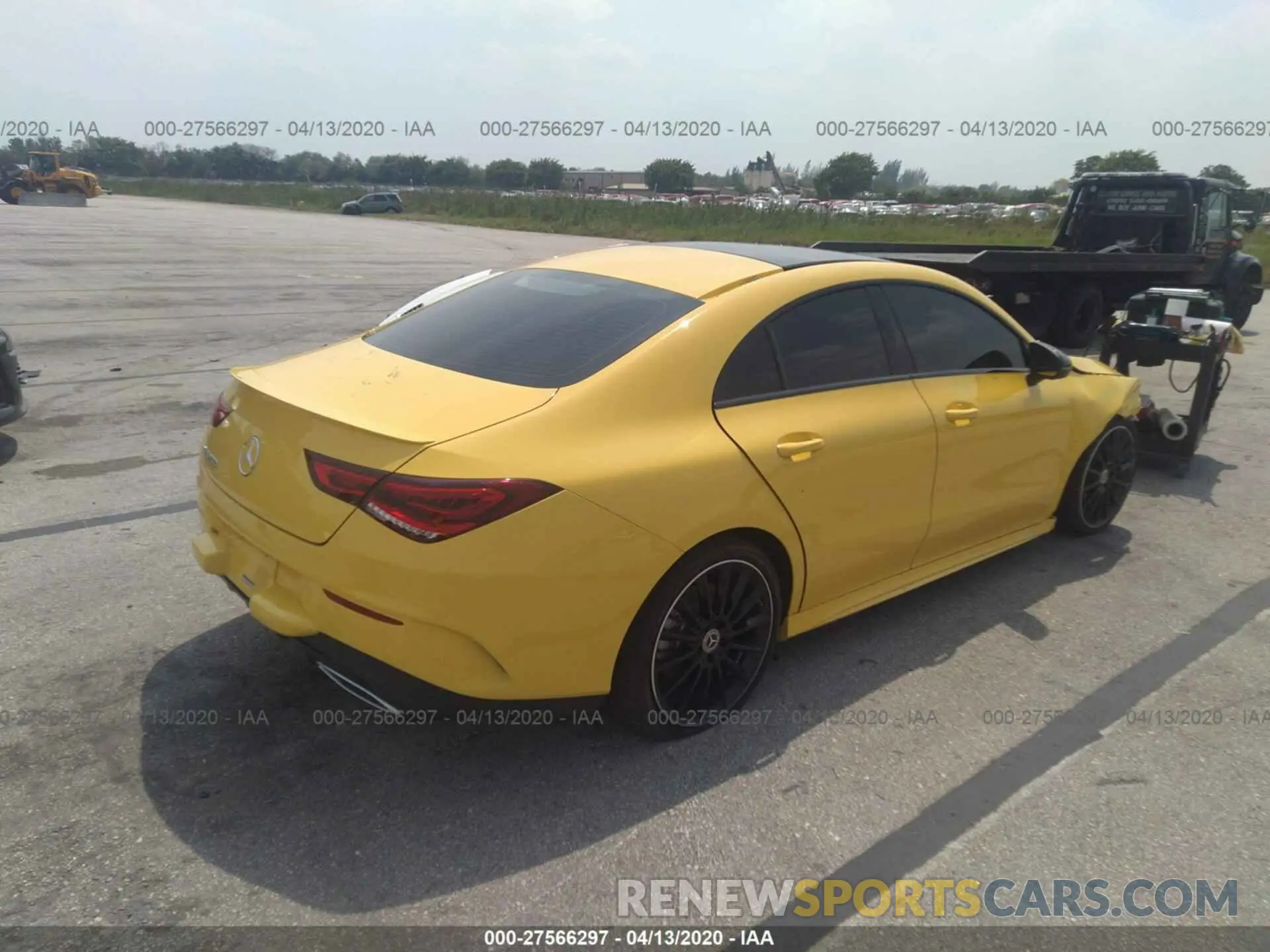 4 fotografías del automóvil dañado WDD5J4GB6LN059777 MERCEDES-BENZ CLA 2020
