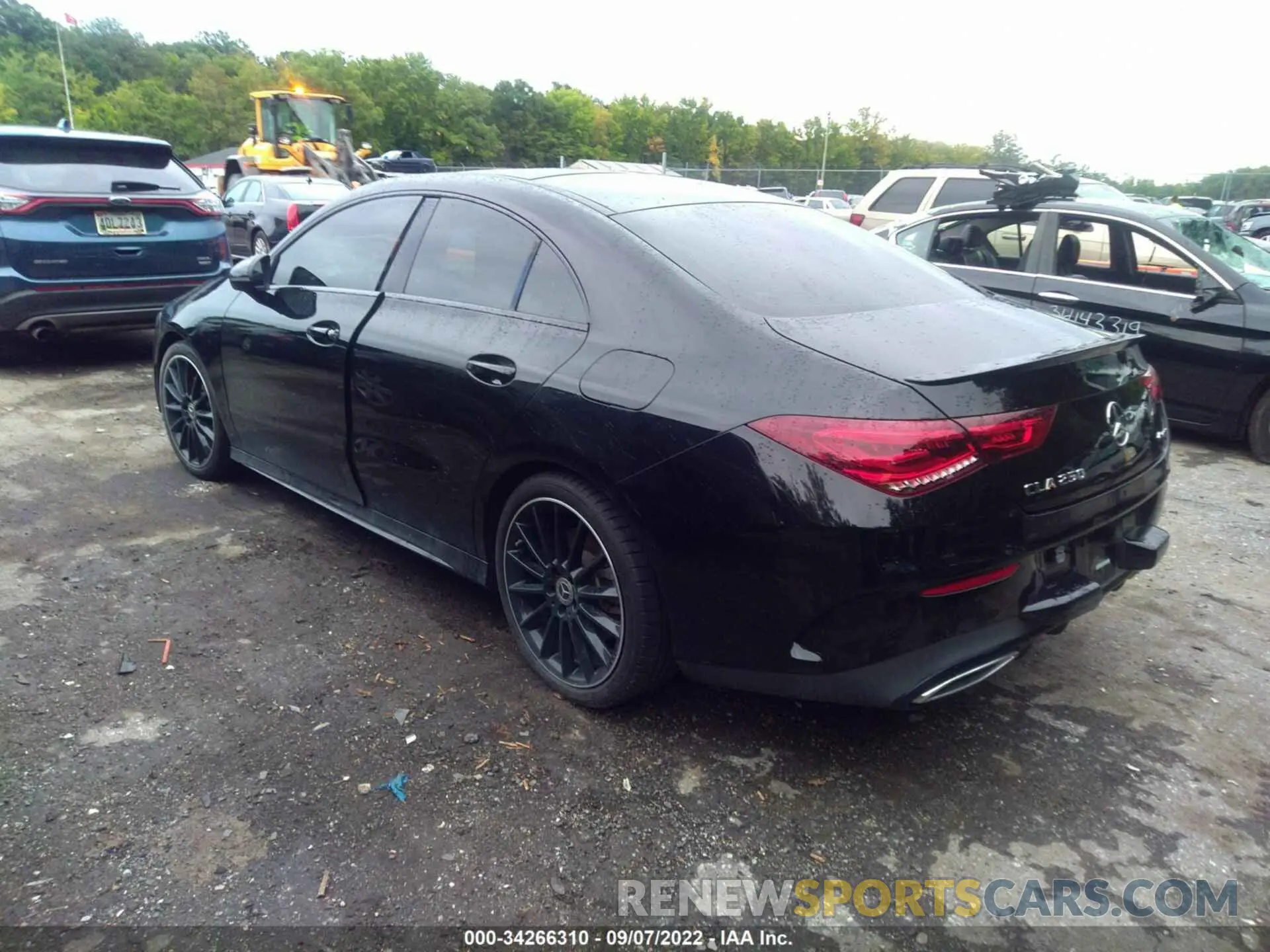 3 fotografías del automóvil dañado WDD5J4HB4LN040322 MERCEDES-BENZ CLA 2020
