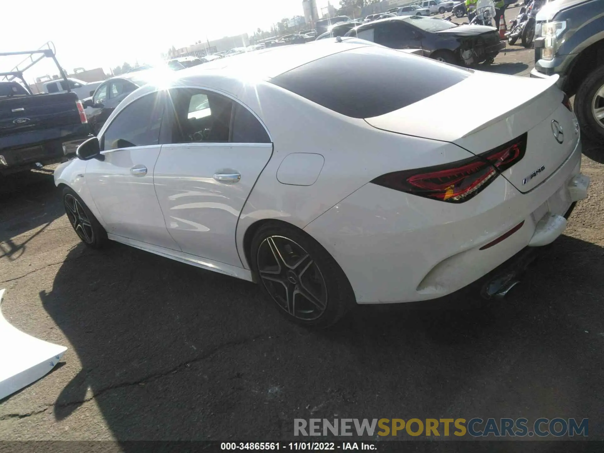 3 fotografías del automóvil dañado WDD5J5BB1LN067606 MERCEDES-BENZ CLA 2020