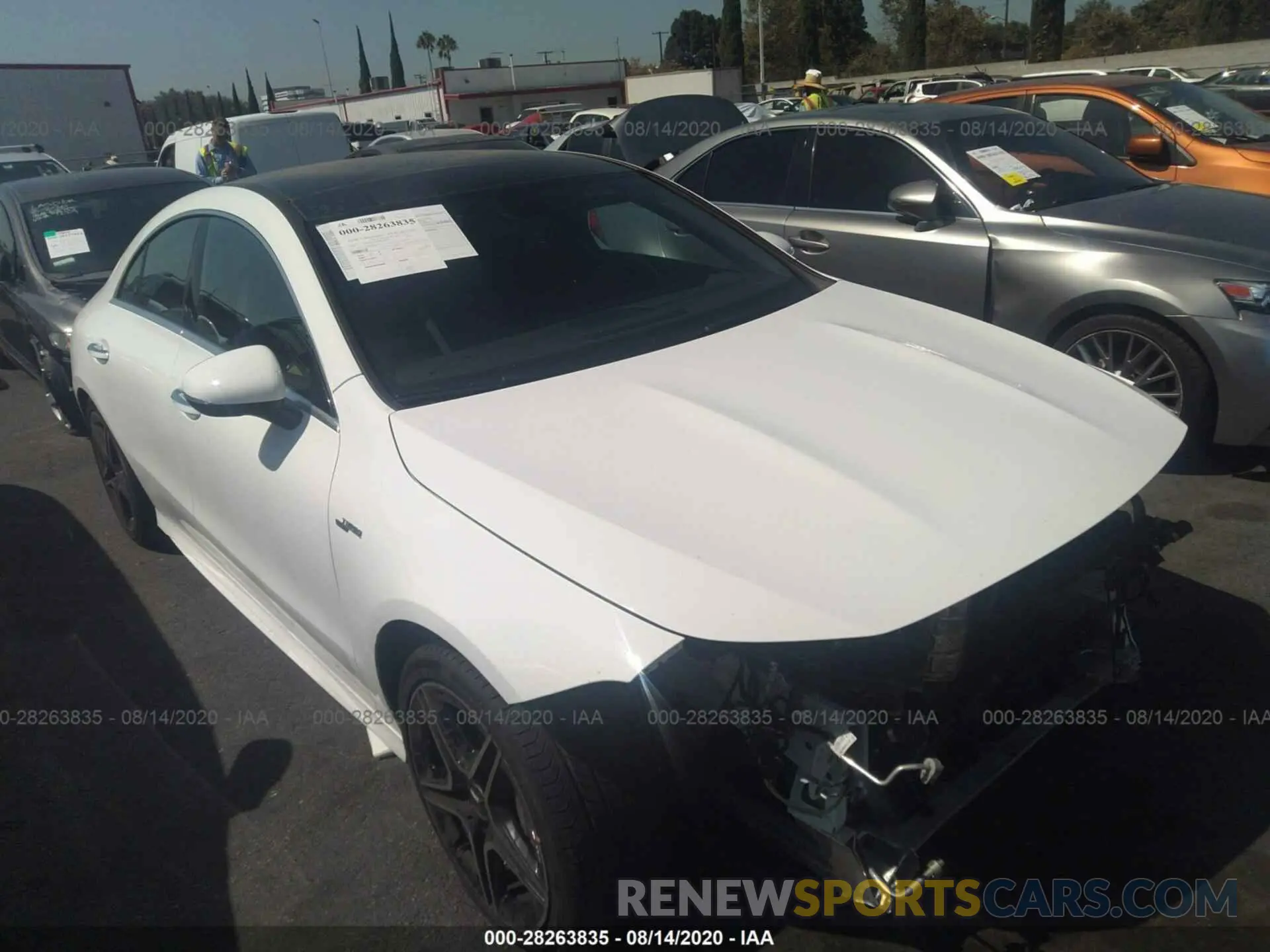 1 fotografías del automóvil dañado WDD5J5BB4LN044384 MERCEDES-BENZ CLA 2020