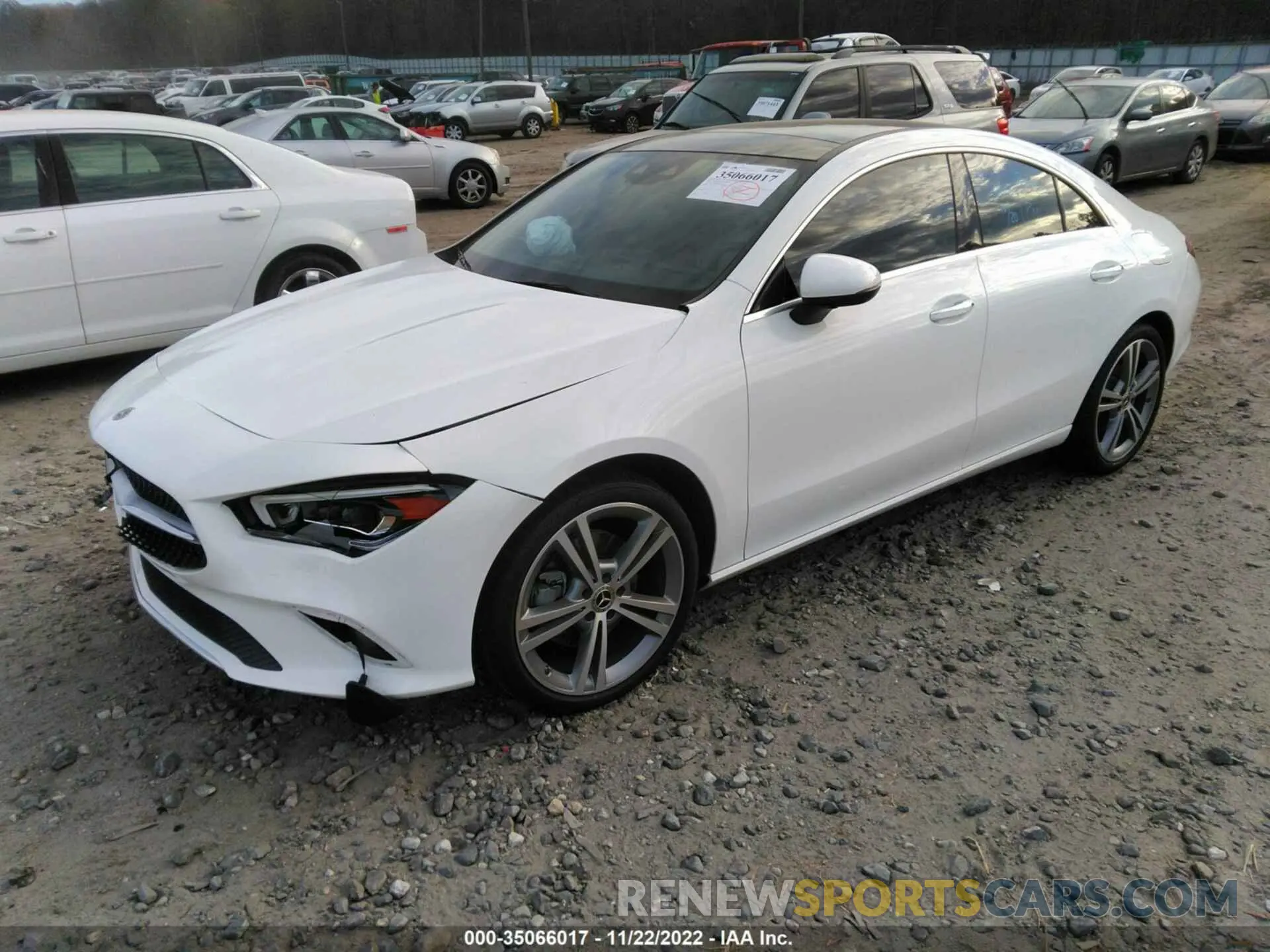 2 fotografías del automóvil dañado W1K5J4GB2MN199391 MERCEDES-BENZ CLA 2021