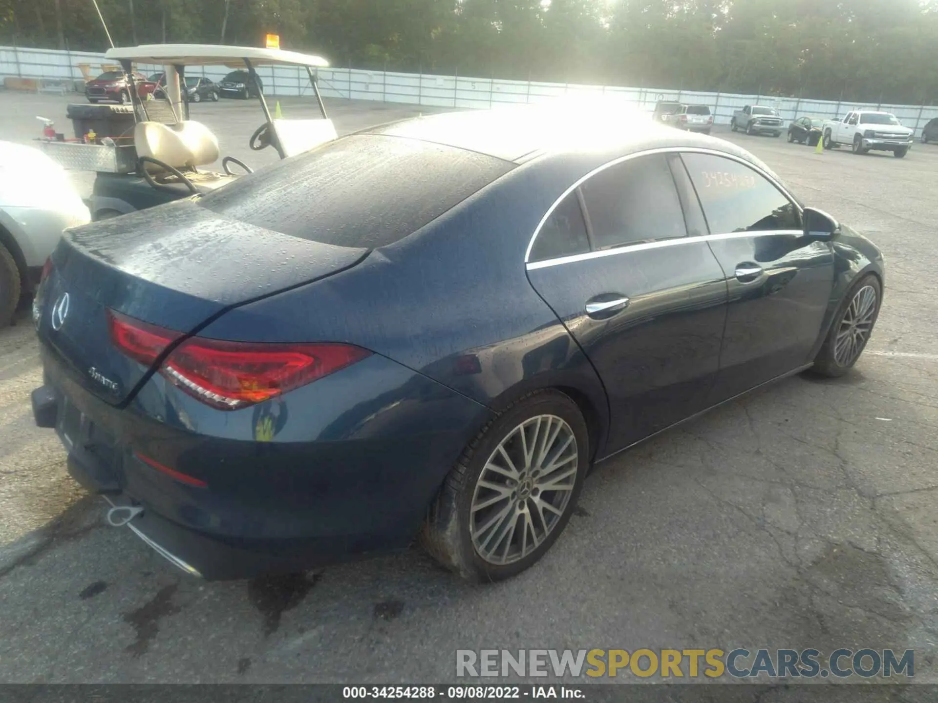 4 fotografías del automóvil dañado W1K5J4HB2MN166356 MERCEDES-BENZ CLA 2021