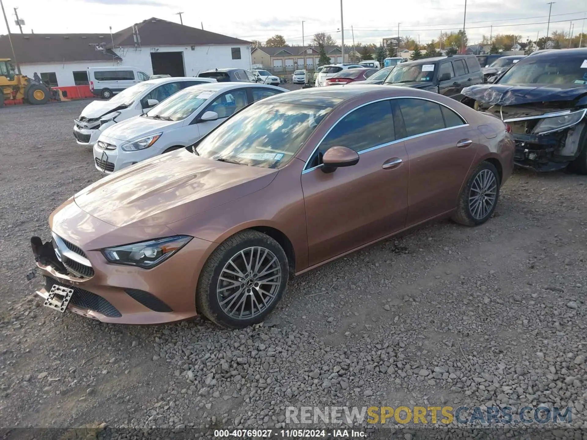2 fotografías del automóvil dañado W1K5J4HB7MN217060 MERCEDES-BENZ CLA 2021