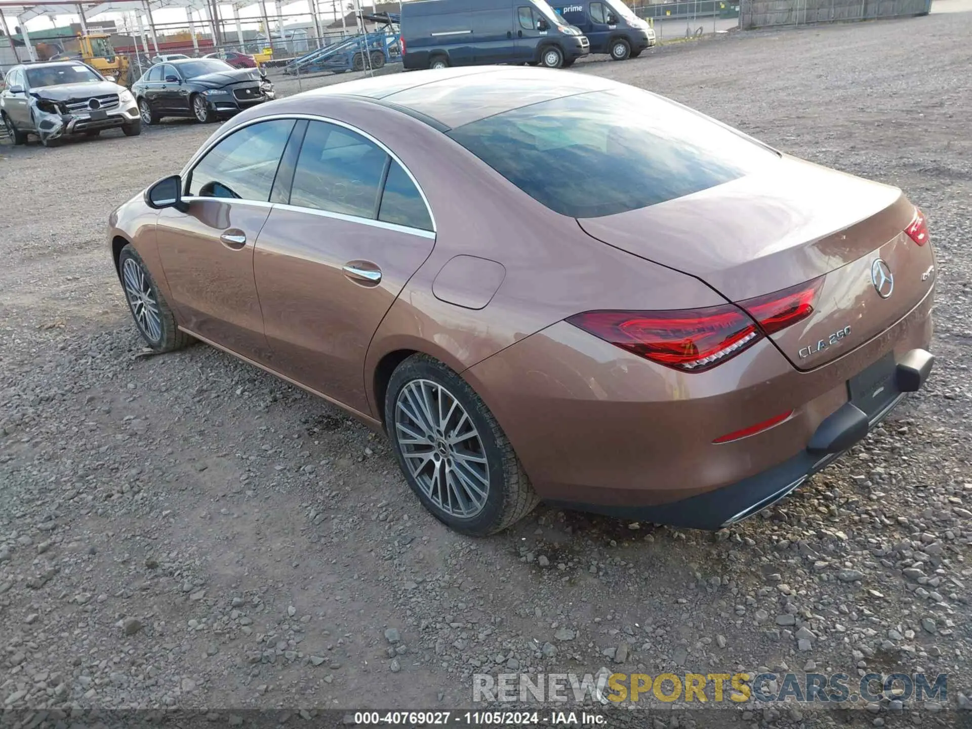 3 fotografías del automóvil dañado W1K5J4HB7MN217060 MERCEDES-BENZ CLA 2021