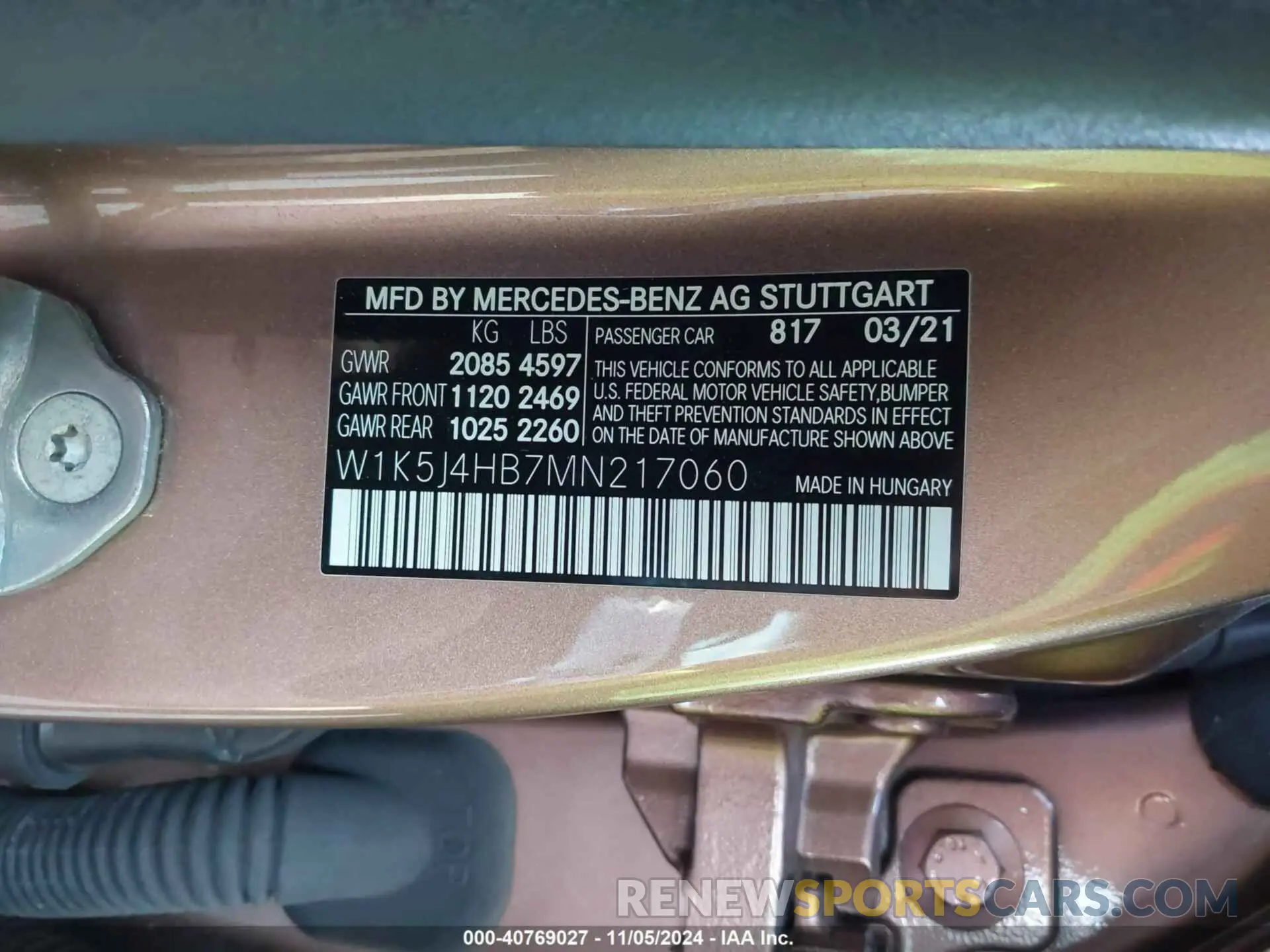 9 fotografías del automóvil dañado W1K5J4HB7MN217060 MERCEDES-BENZ CLA 2021