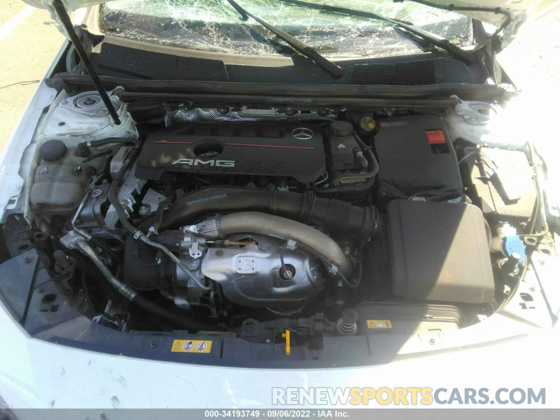 10 fotografías del automóvil dañado W1K5J5BB4MN192035 MERCEDES-BENZ CLA 2021