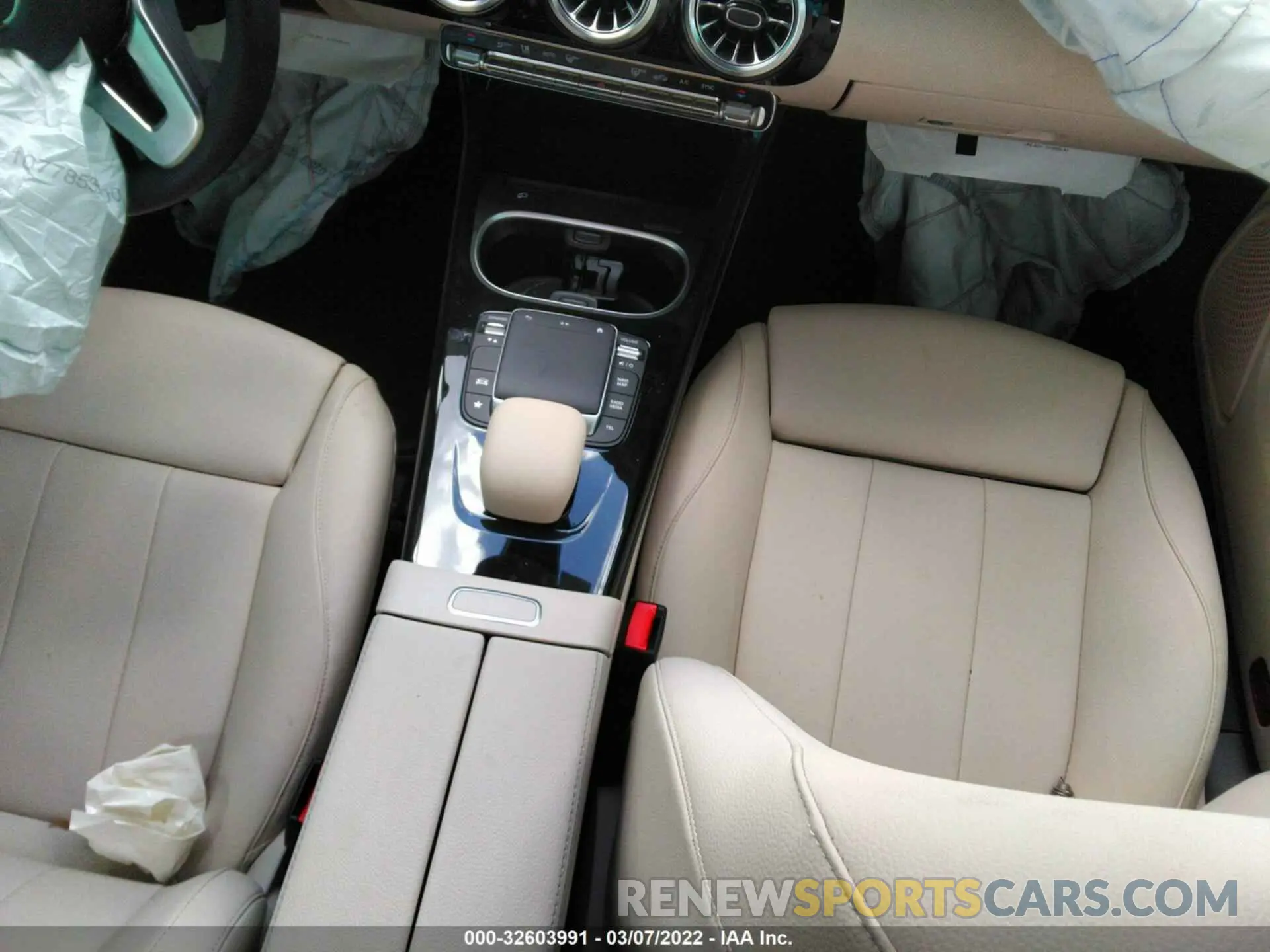 5 fotografías del automóvil dañado W1K5J4GB8NN275391 MERCEDES-BENZ CLA 2022