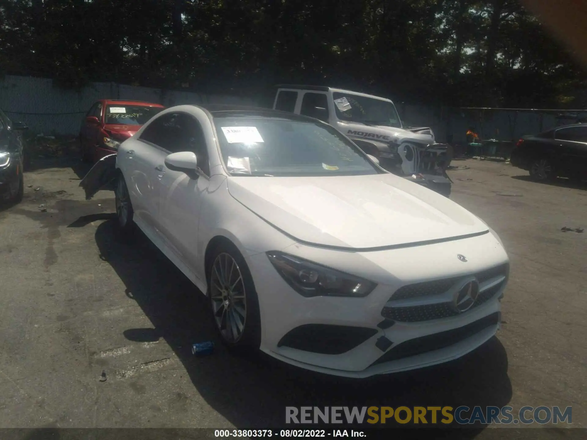 1 fotografías del automóvil dañado W1K5J4HB0NN298940 MERCEDES-BENZ CLA 2022