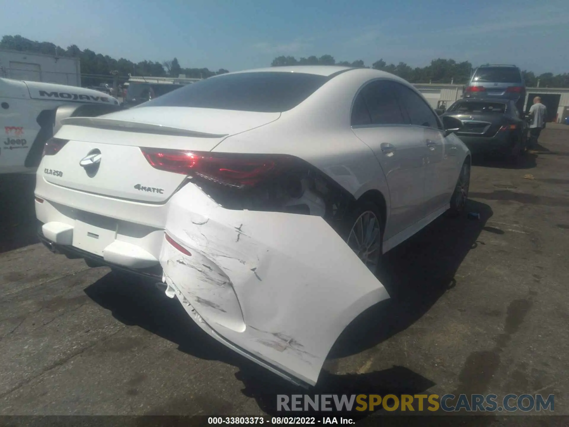 4 fotografías del automóvil dañado W1K5J4HB0NN298940 MERCEDES-BENZ CLA 2022