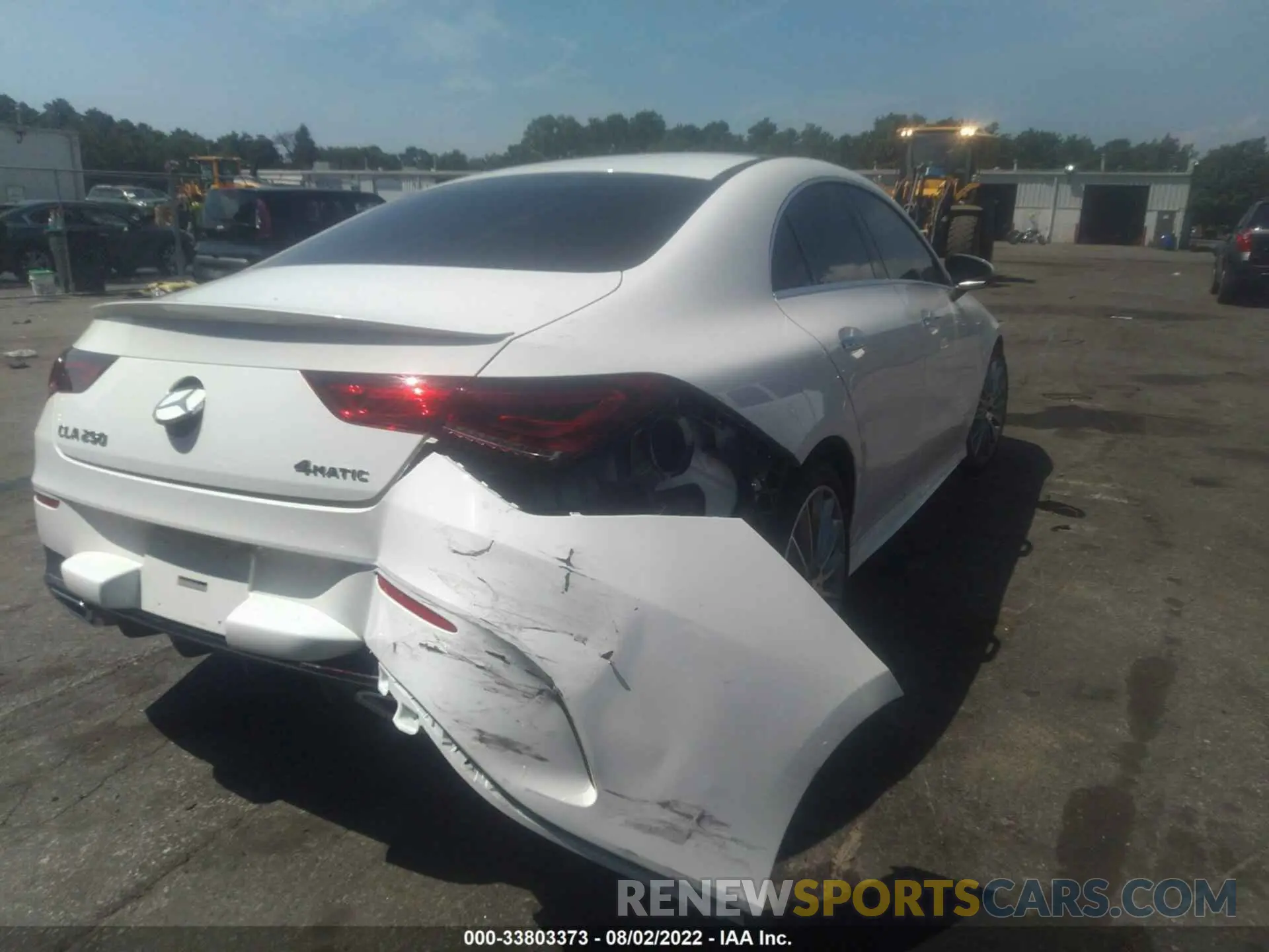 6 fotografías del automóvil dañado W1K5J4HB0NN298940 MERCEDES-BENZ CLA 2022